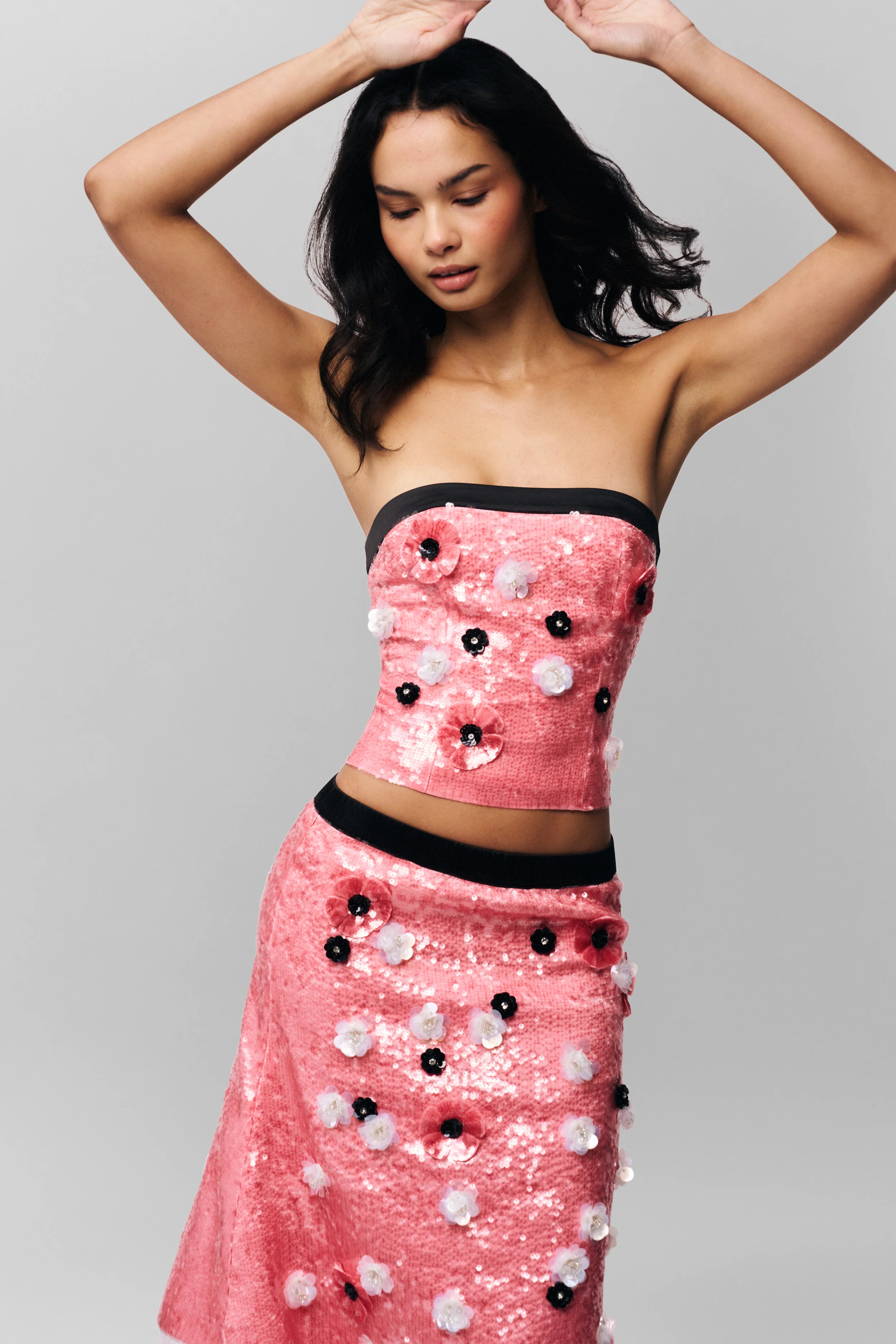 Ambroise Sequin Tube Top - Image 3