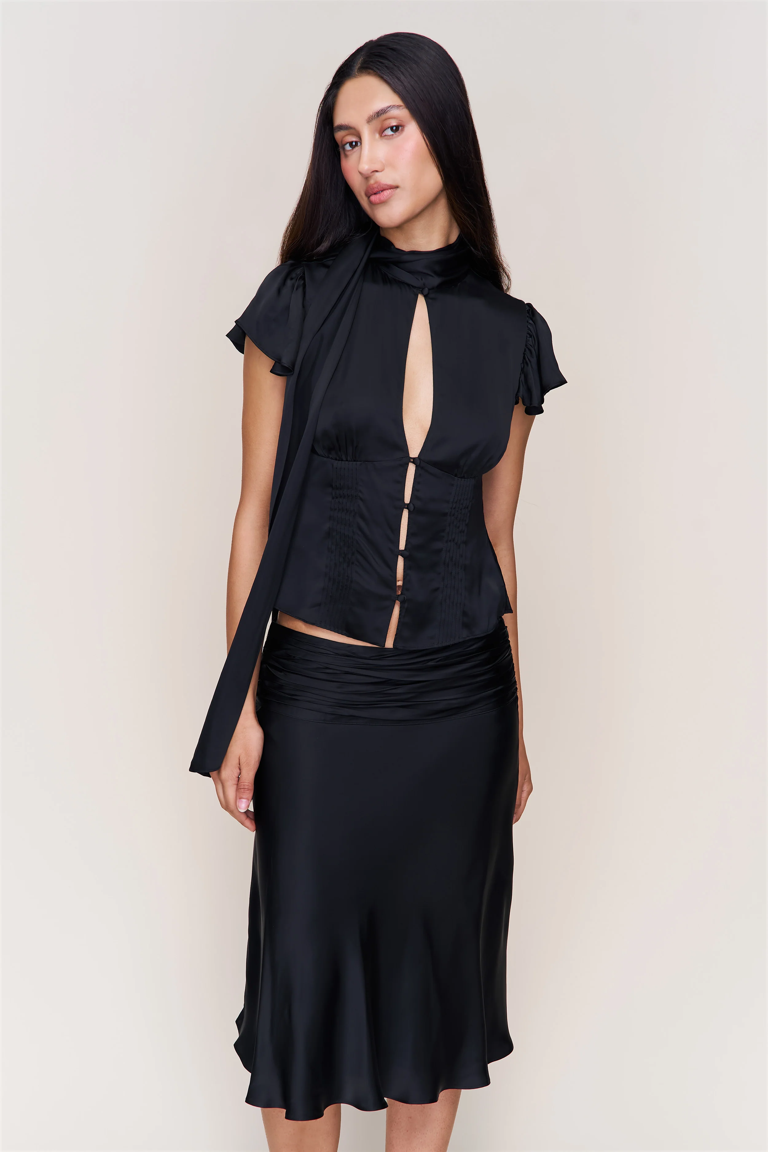 Ara Satin Top - Image 2