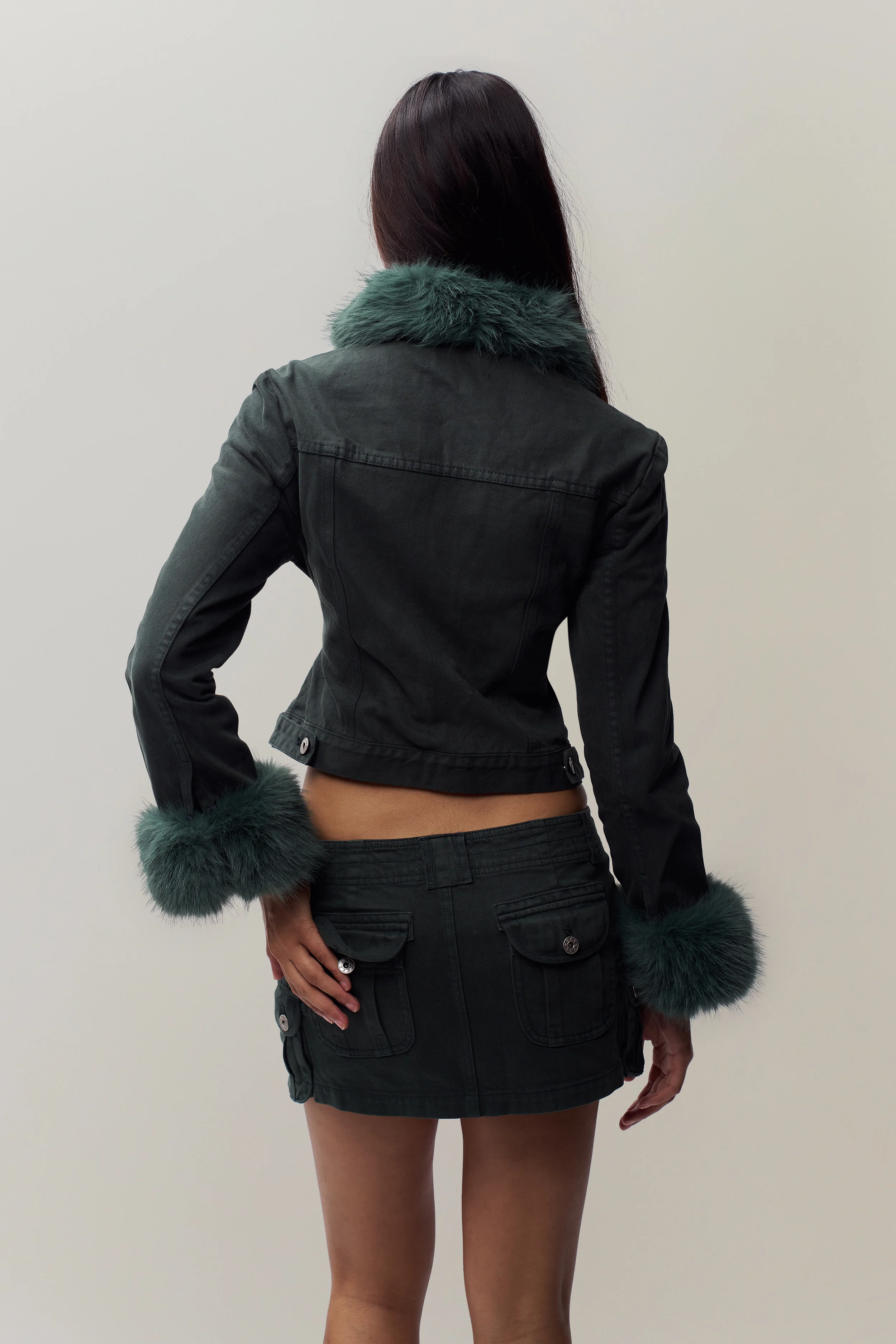 Ares Faux Fur Jacket - Image 6