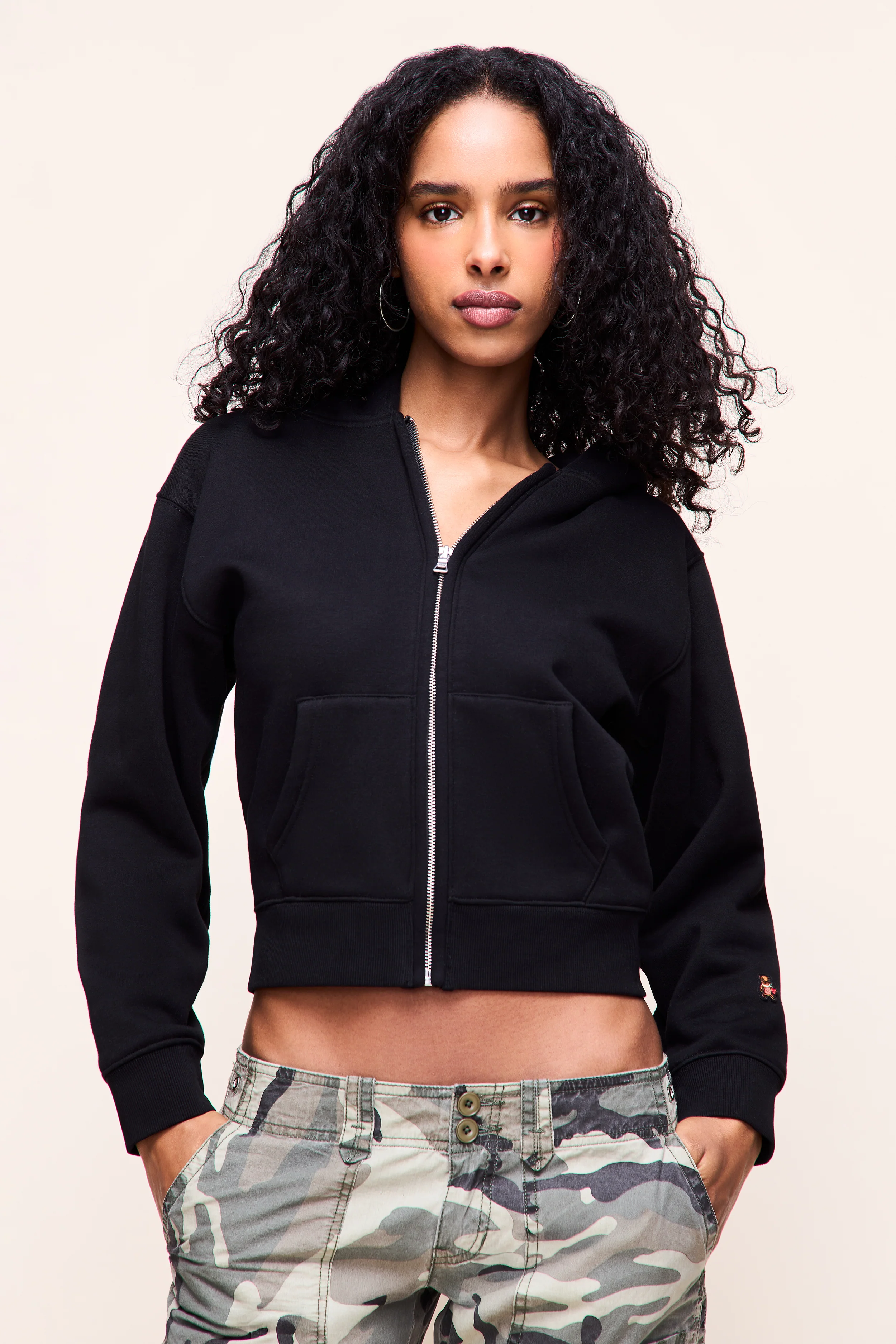 Cat Ear Shrunken Hoodie - Image 2