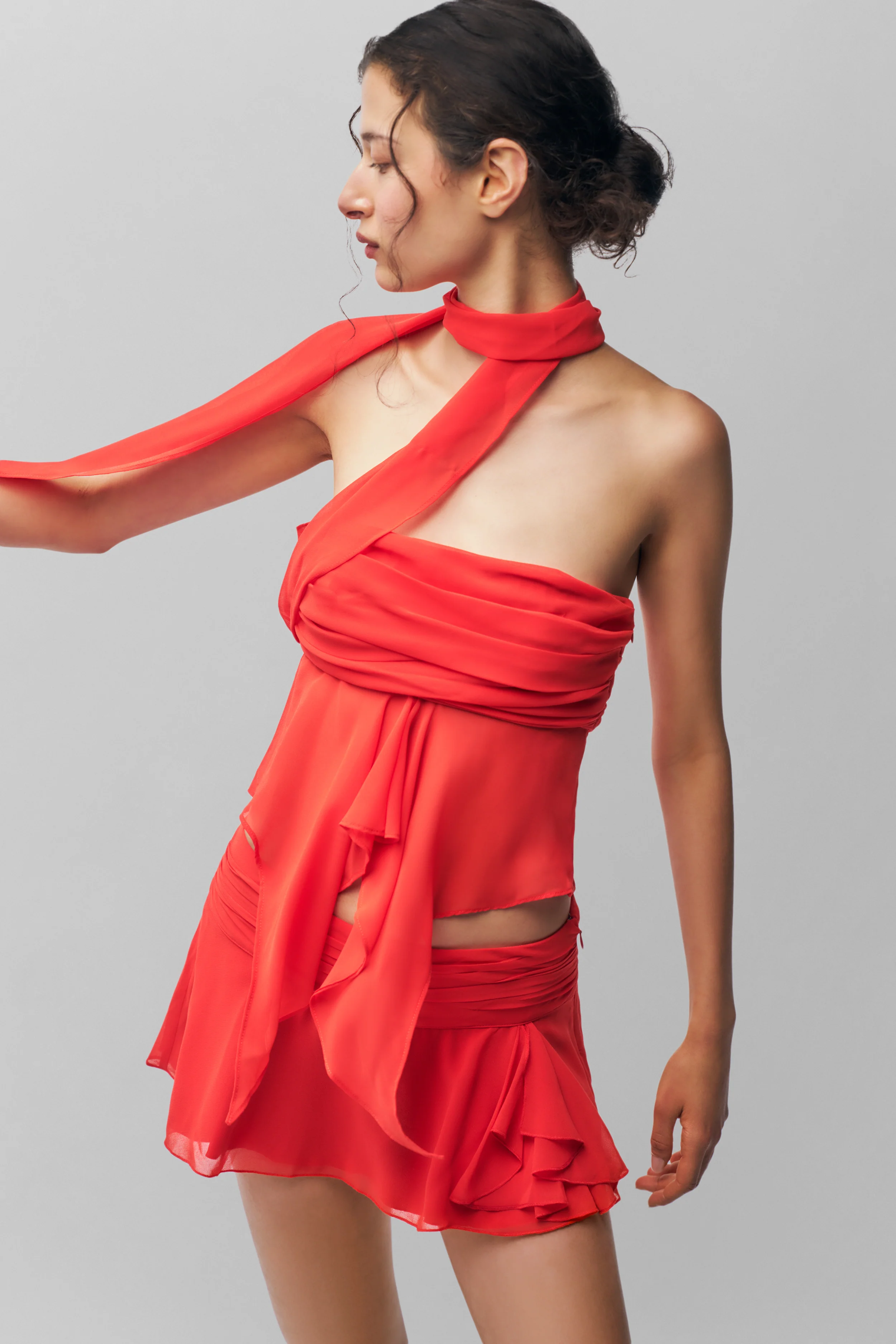 Chiffon Wrap Around Top - Image 4