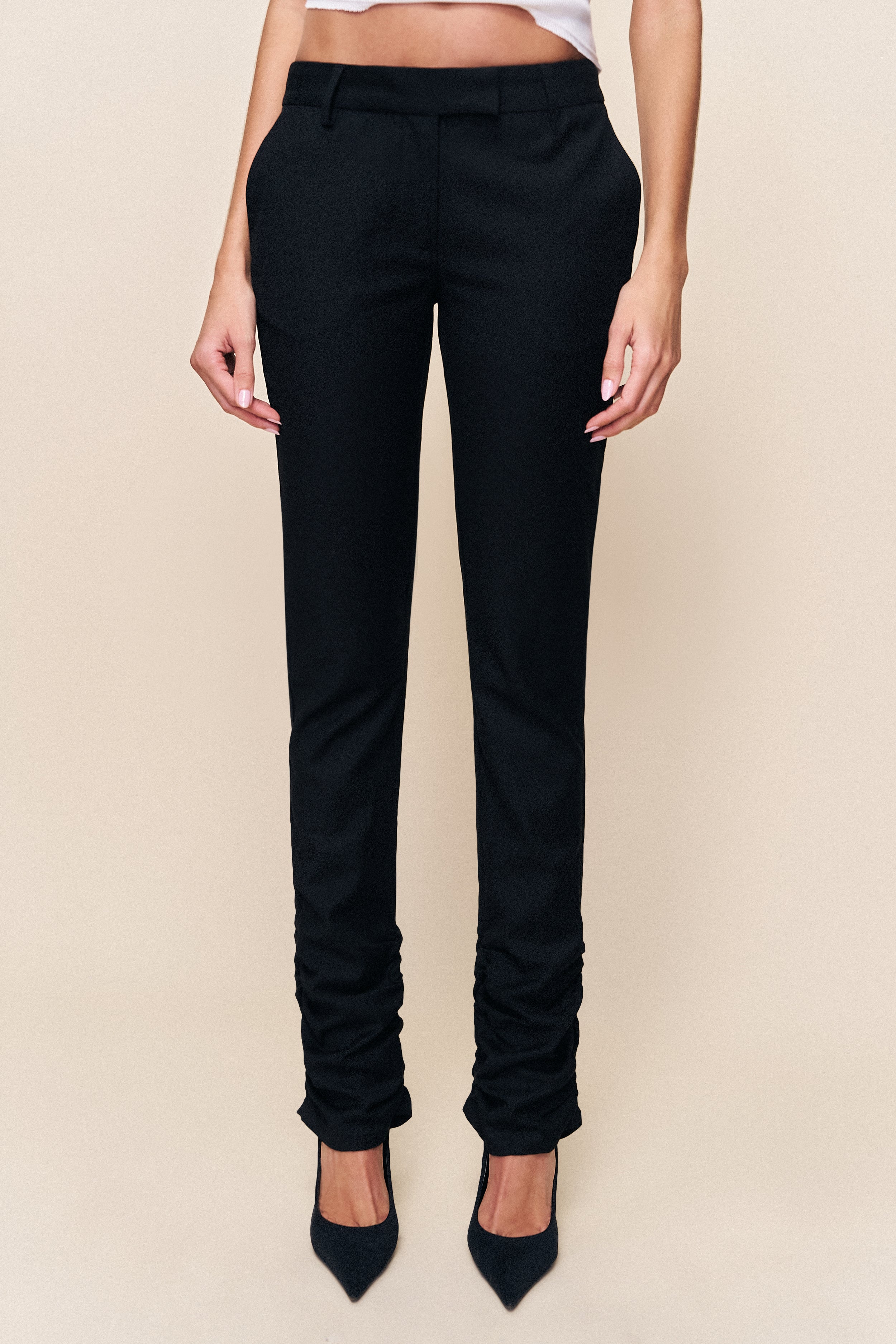 Cora Ruched Hem Pant - Image 2