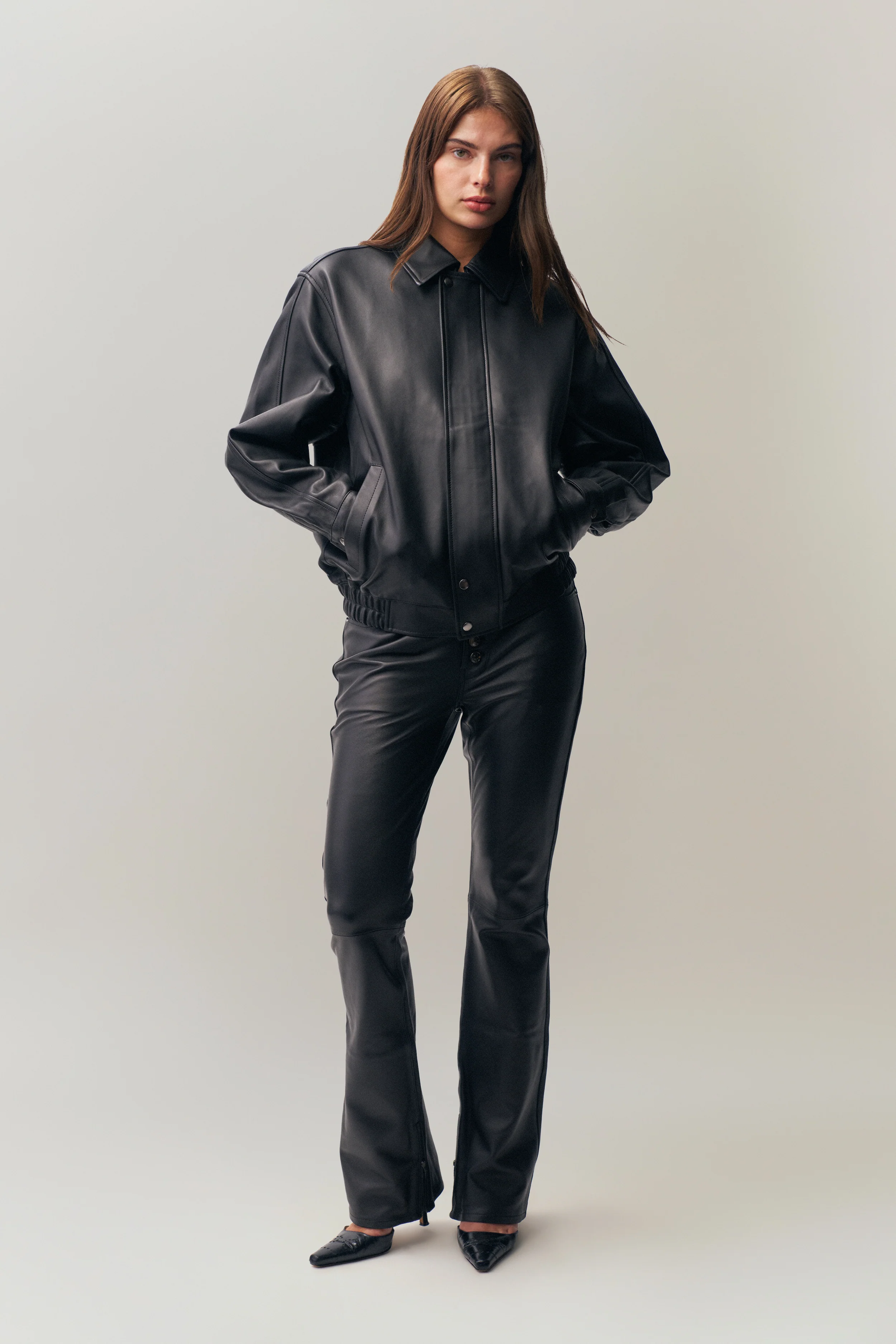 Costa Leather Jacket - Image 2