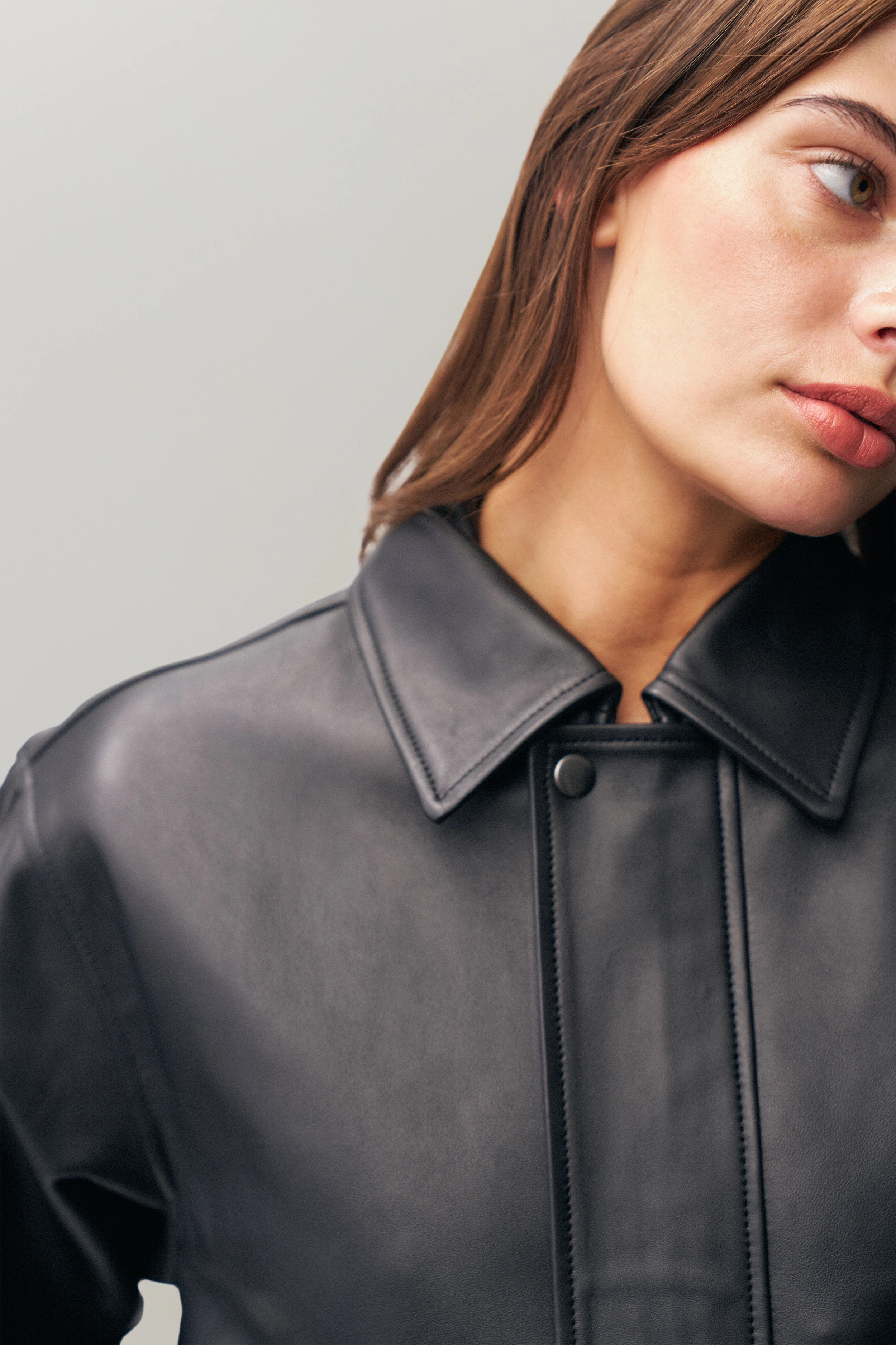 Costa Leather Jacket - Image 3