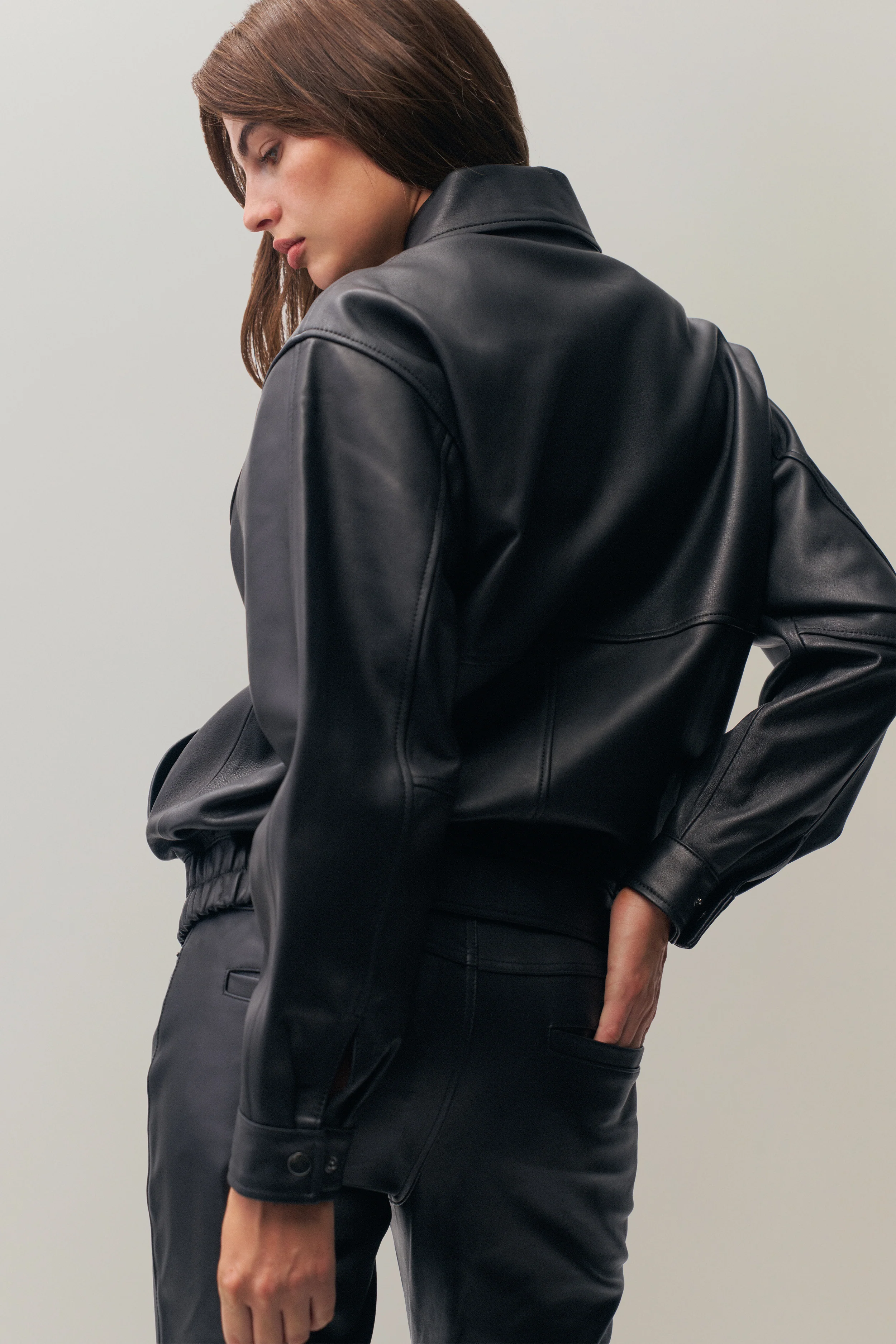 Costa Leather Jacket - Image 4