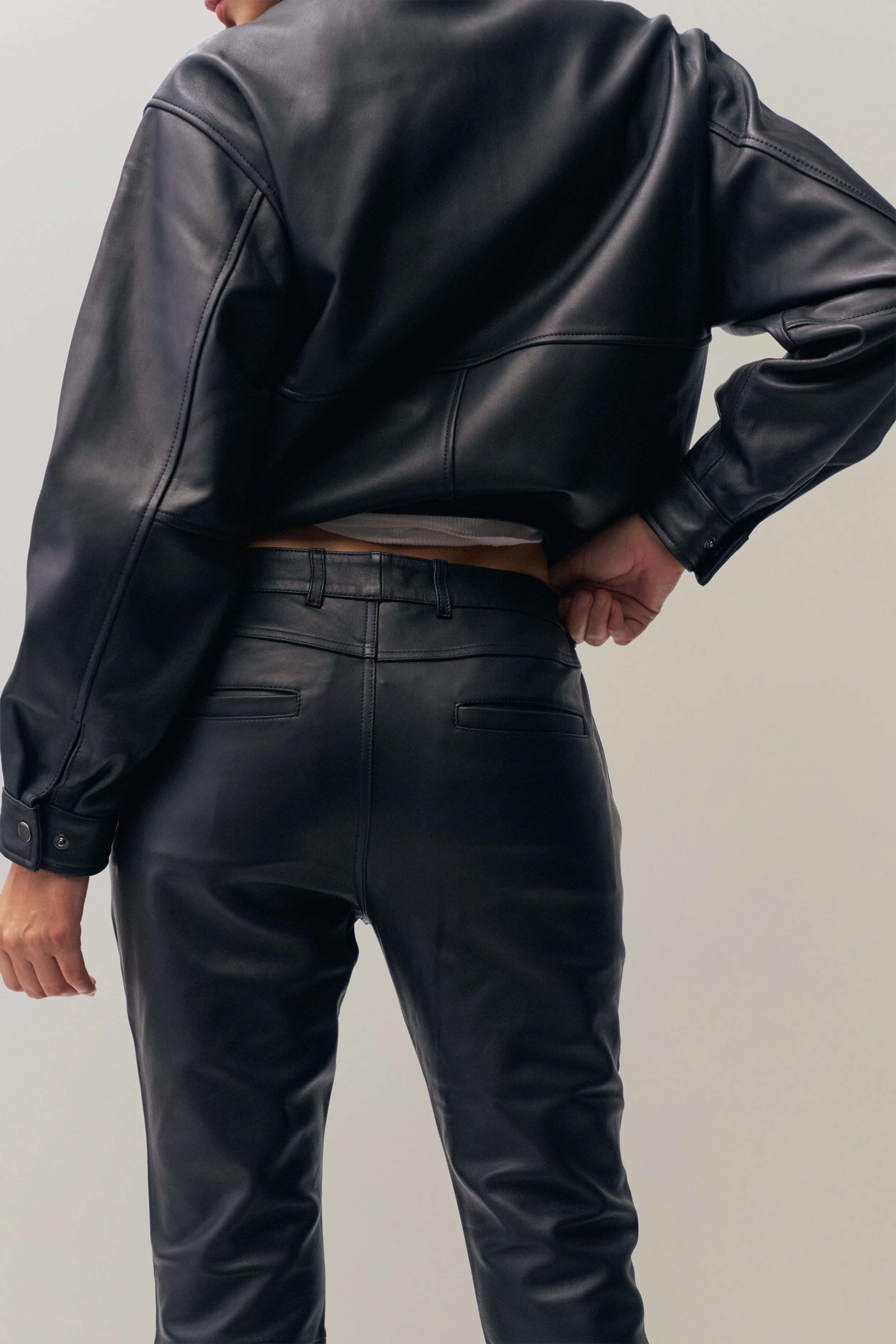 Costa Leather Jacket - Image 5