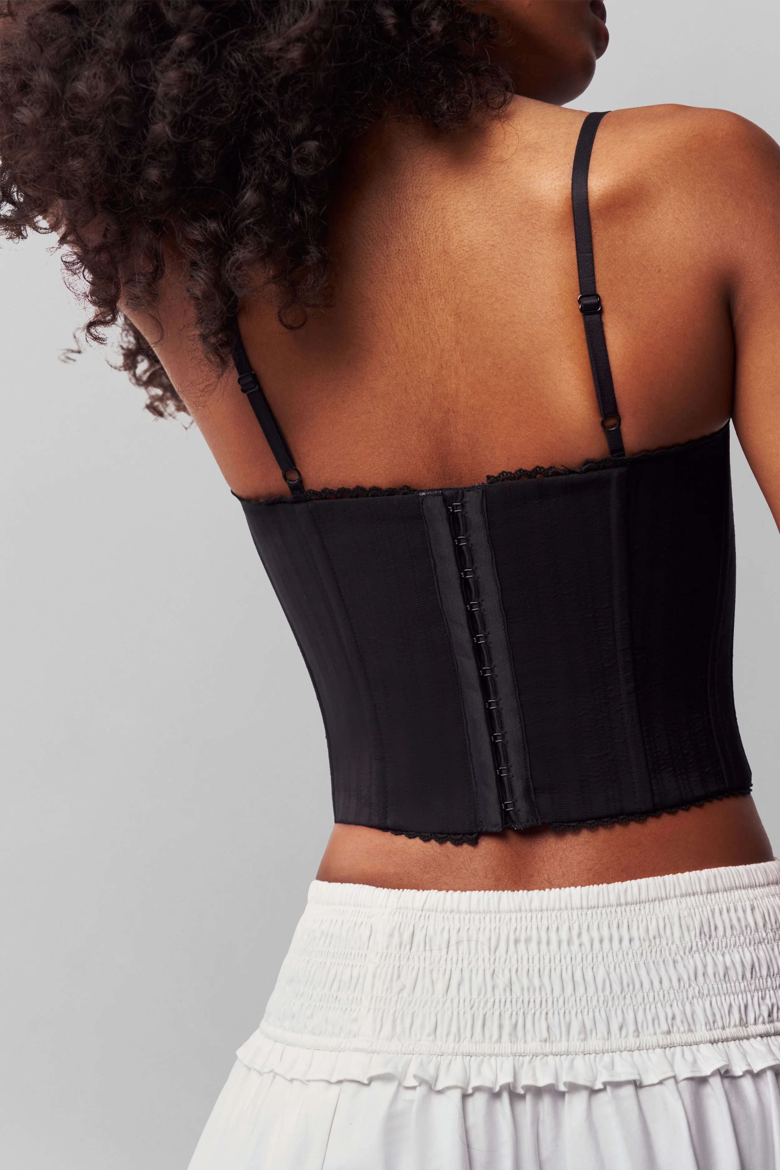 Cotton Scallop Corset - Image 5
