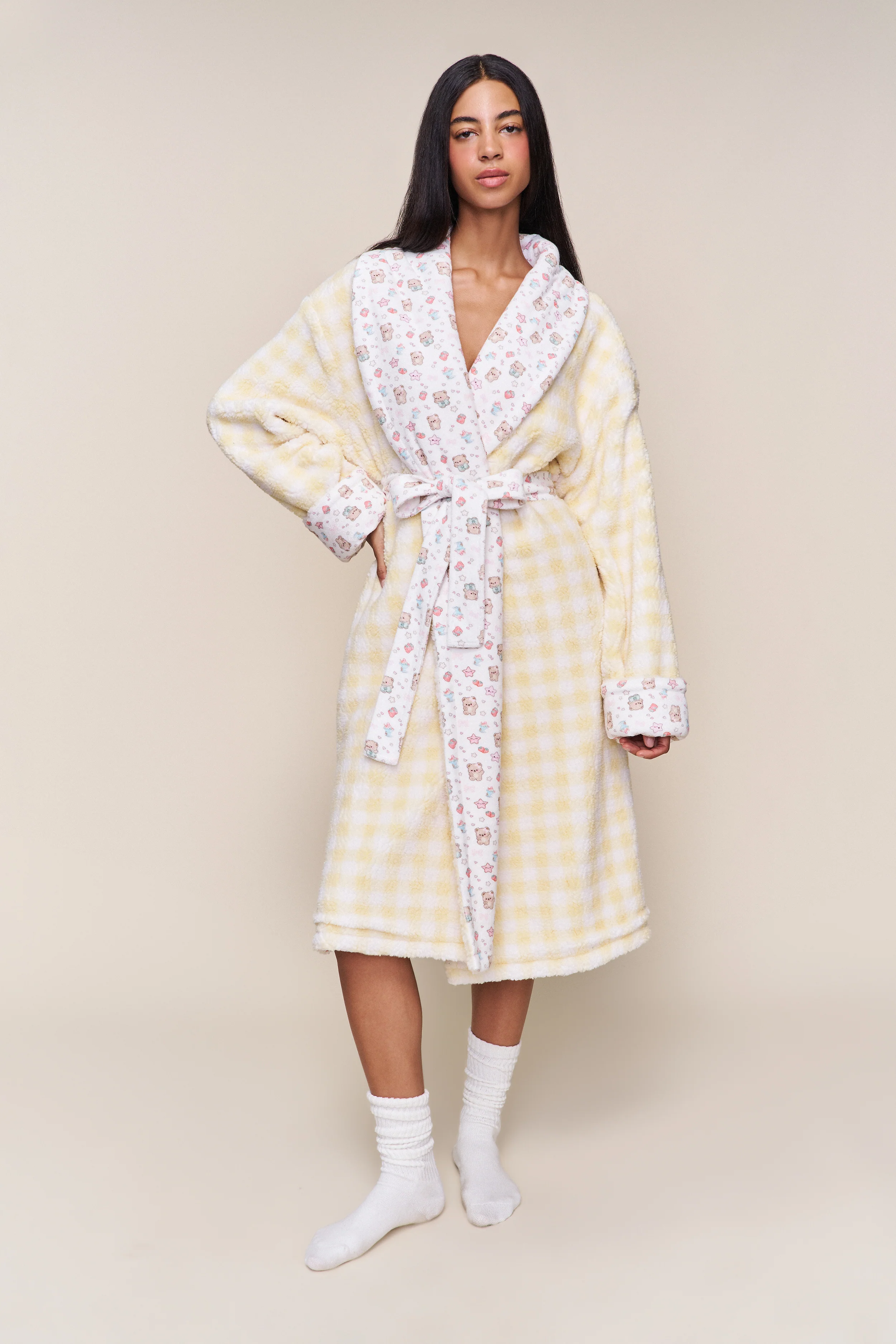 Cozy Cloud Reversible Robe - Image 4