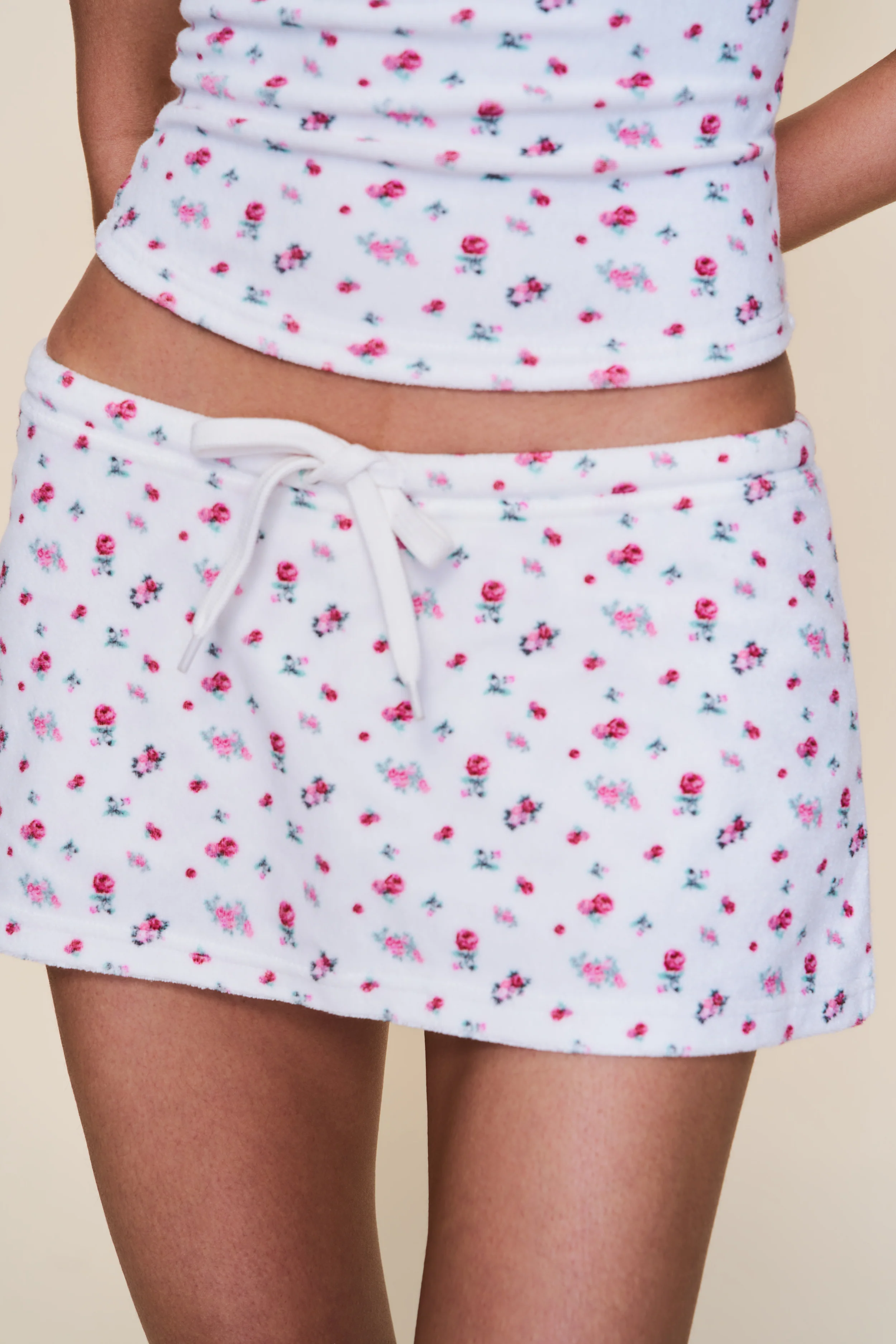 Dani Terry Mini Skort - Image 2