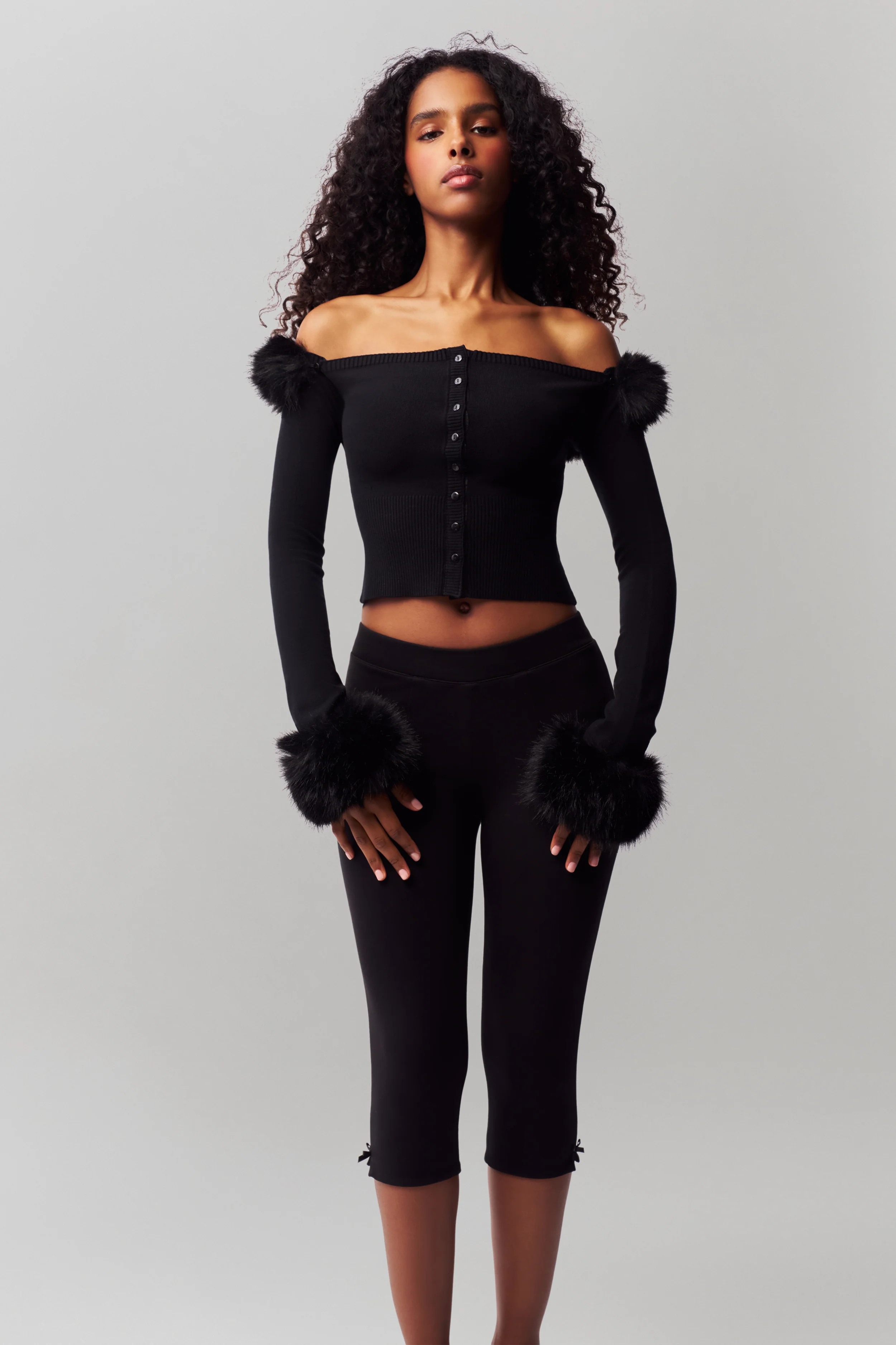 Faux Fur Cardigan - Image 5