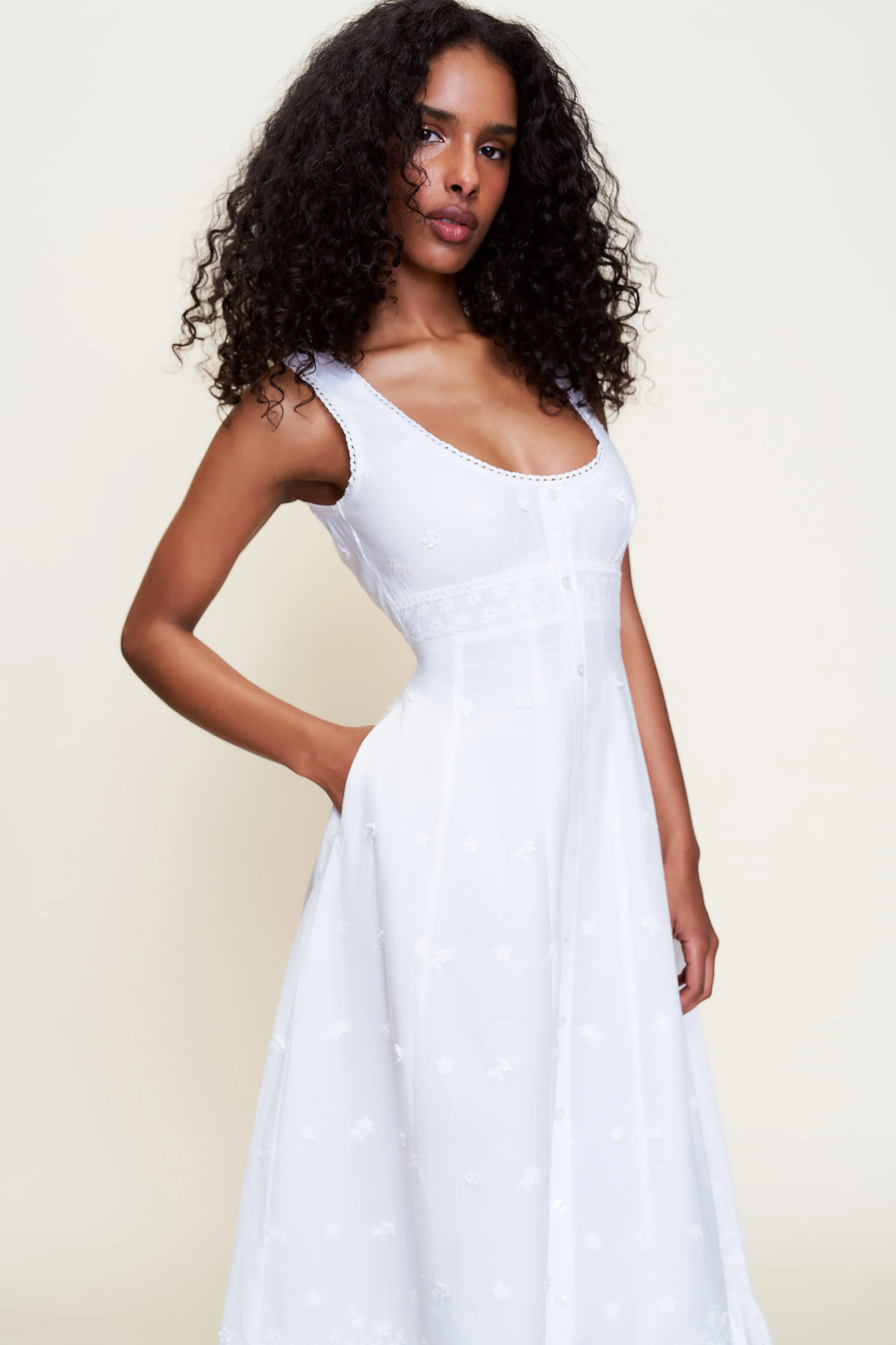 Florrie Eyelet Dress - Image 3