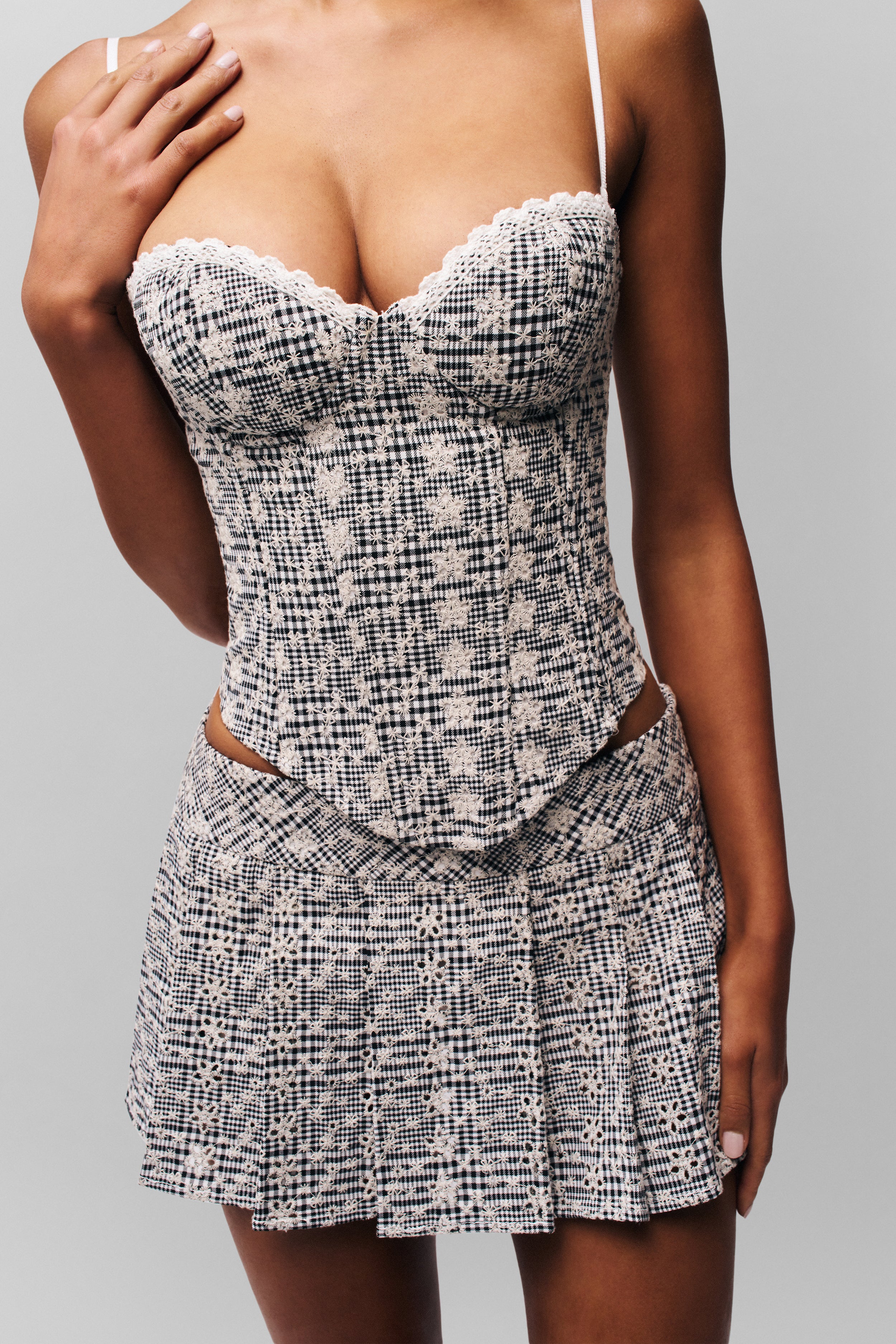 Genevieve Gingham Bustier - Image 3