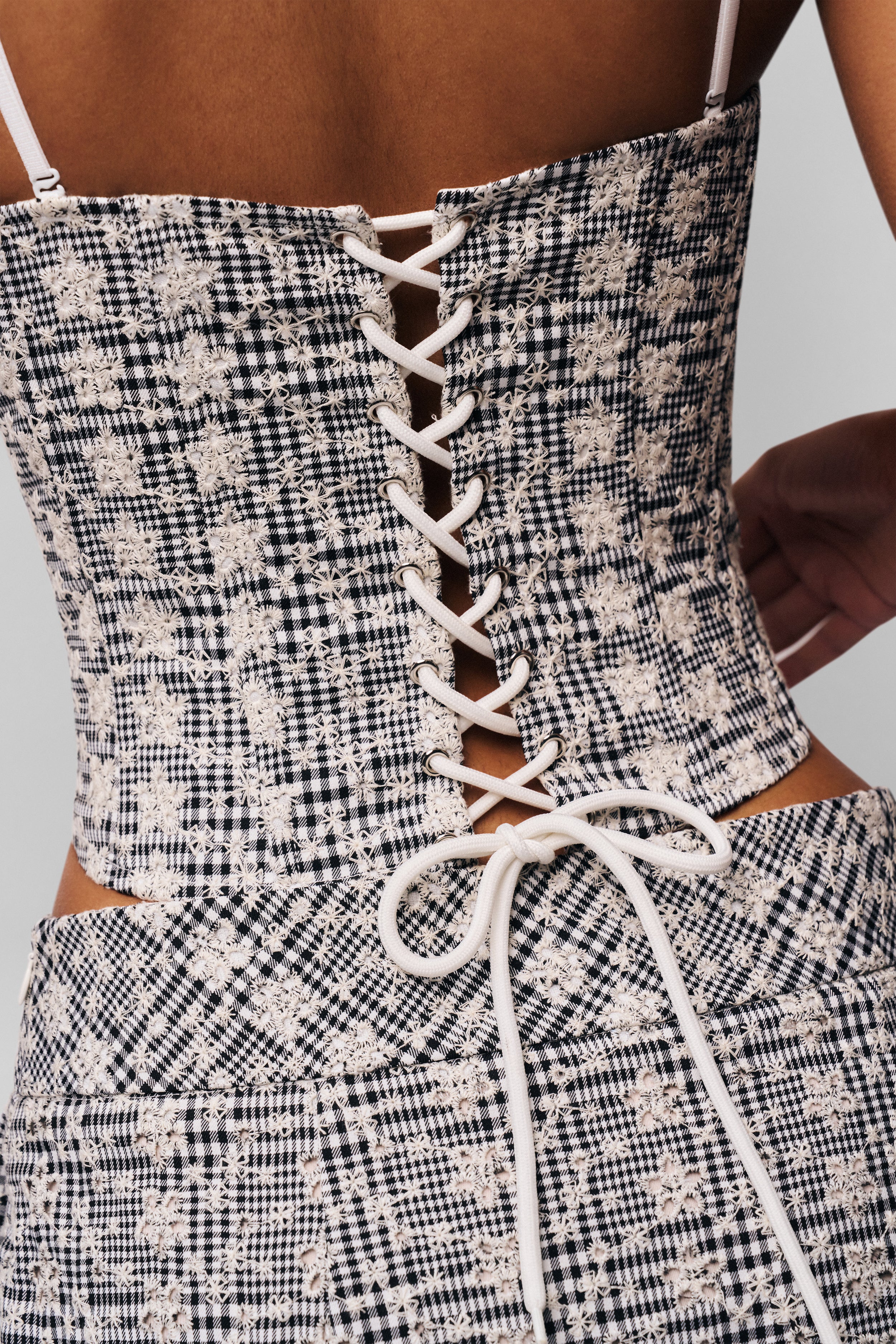 Genevieve Gingham Bustier - Image 4