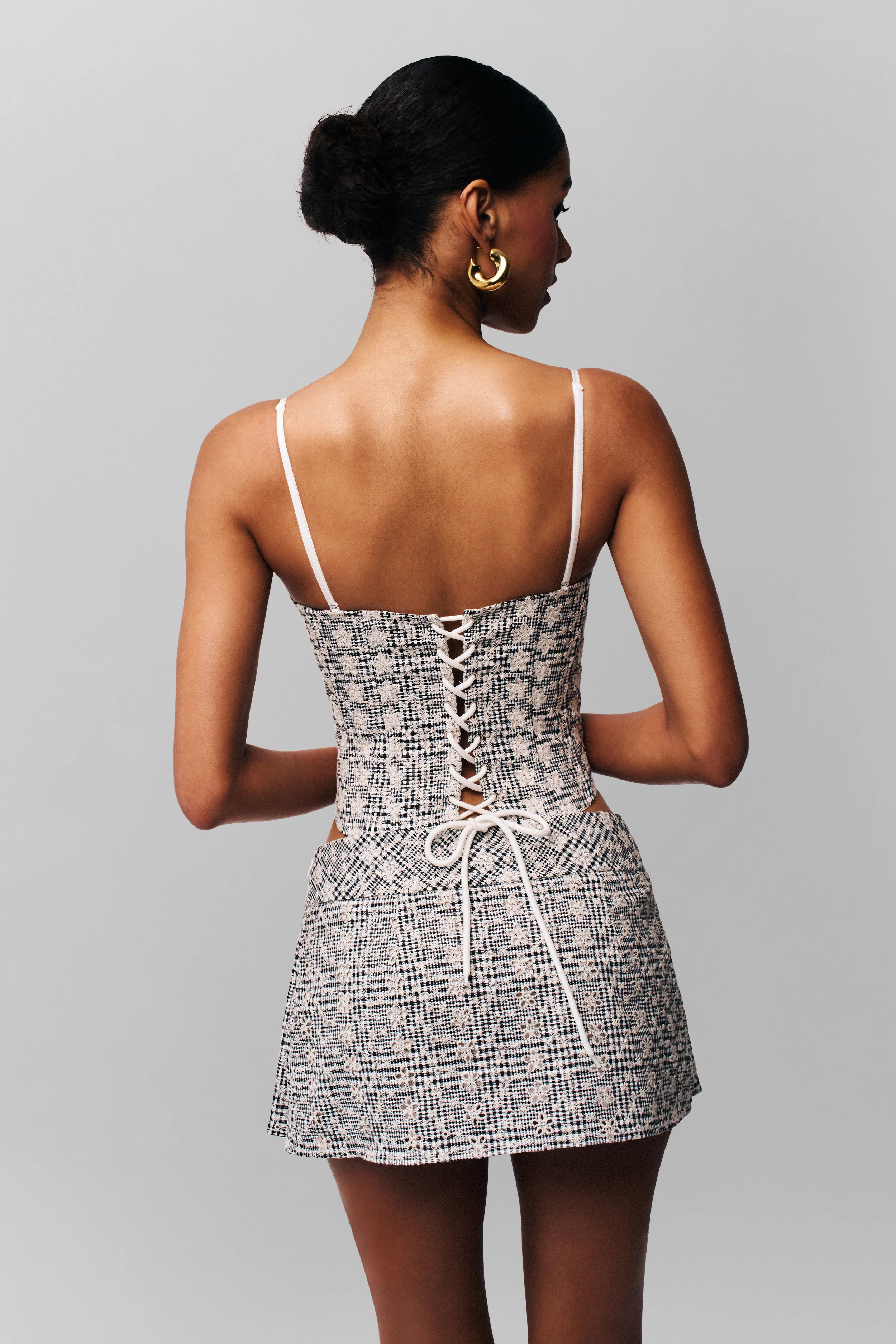 Genevieve Gingham Bustier - Image 5