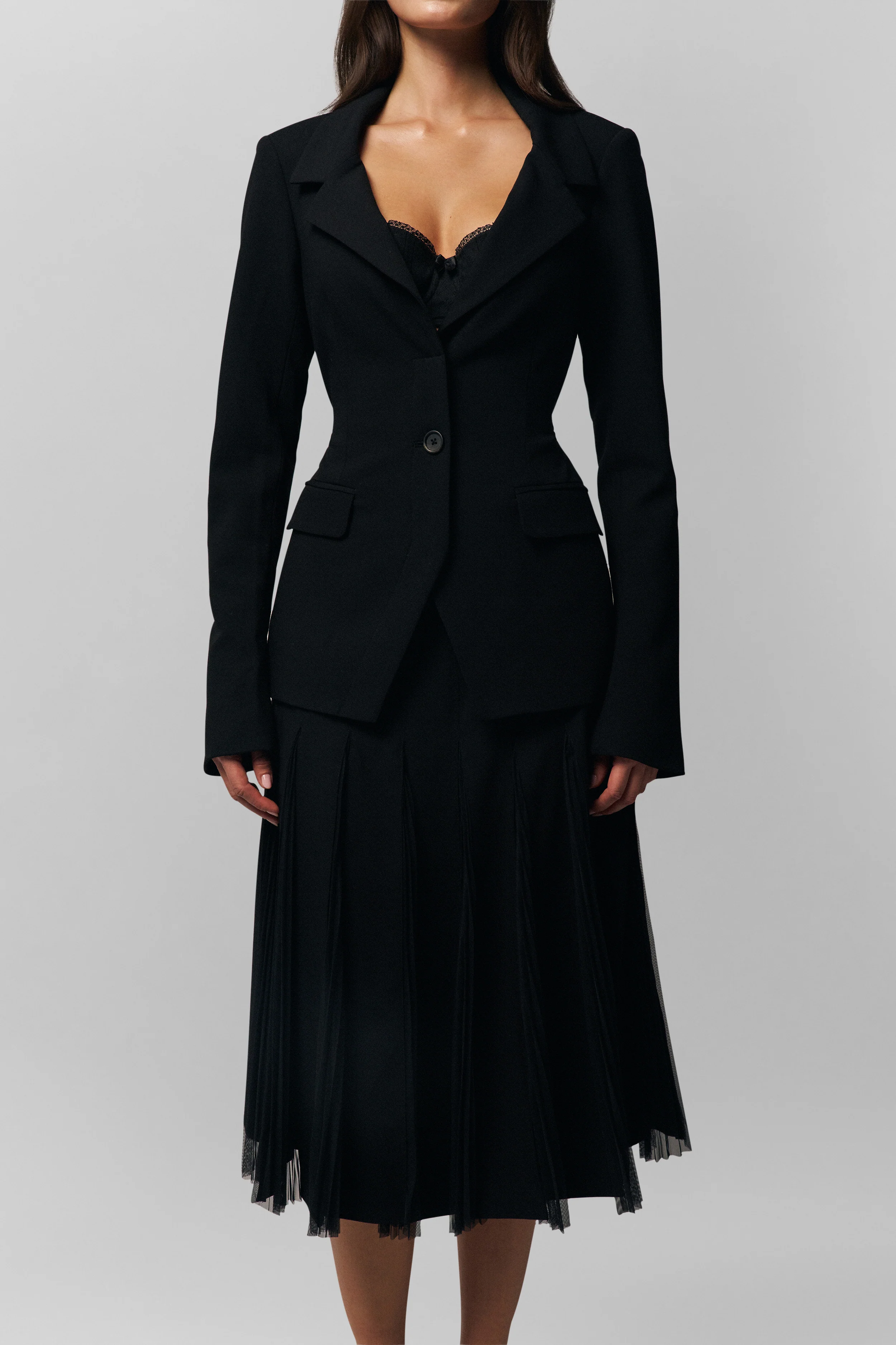 Gibson Chiffon Pleated Skirt - Image 4