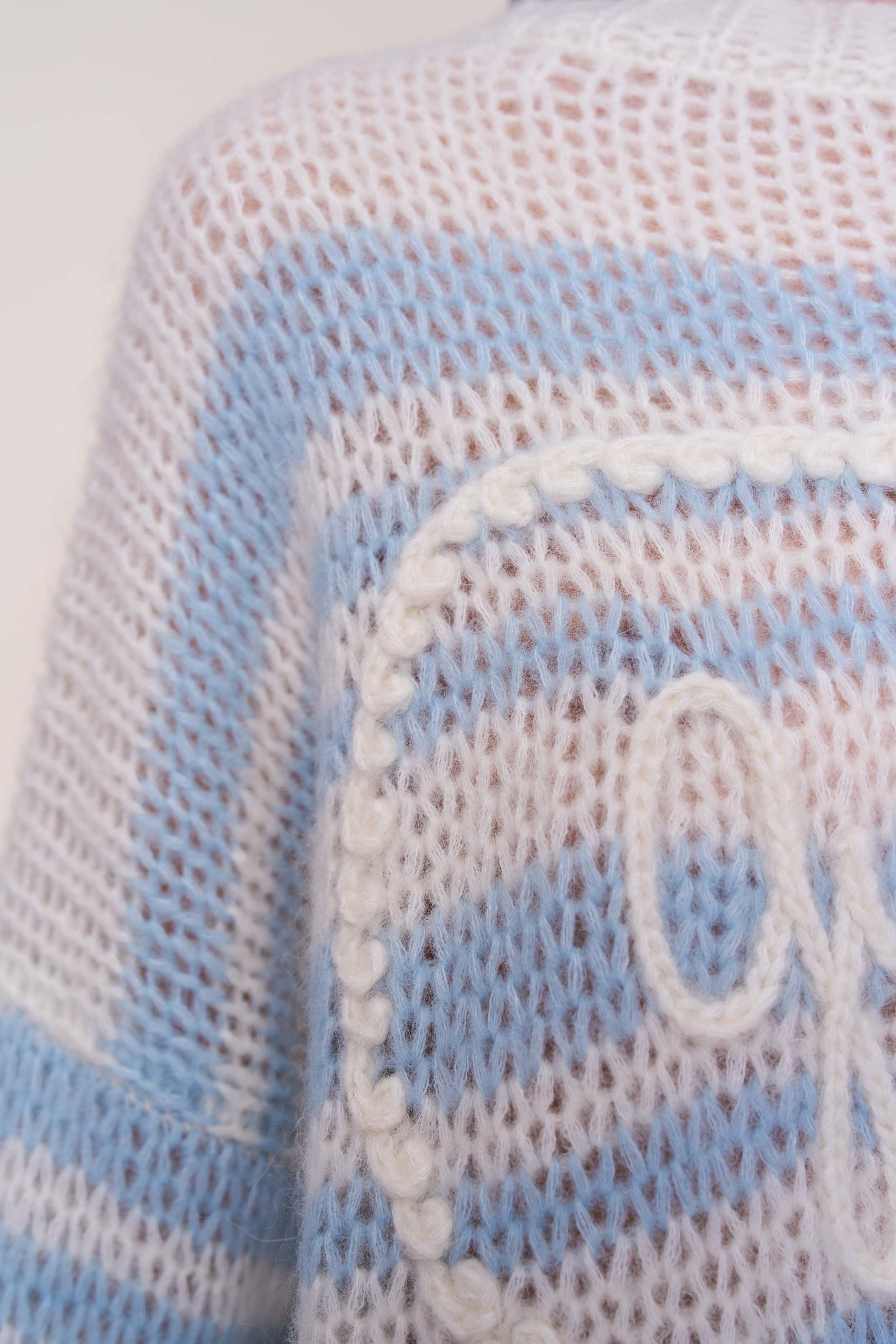Guizio Mohair-Blend Heart Sweater - Image 6