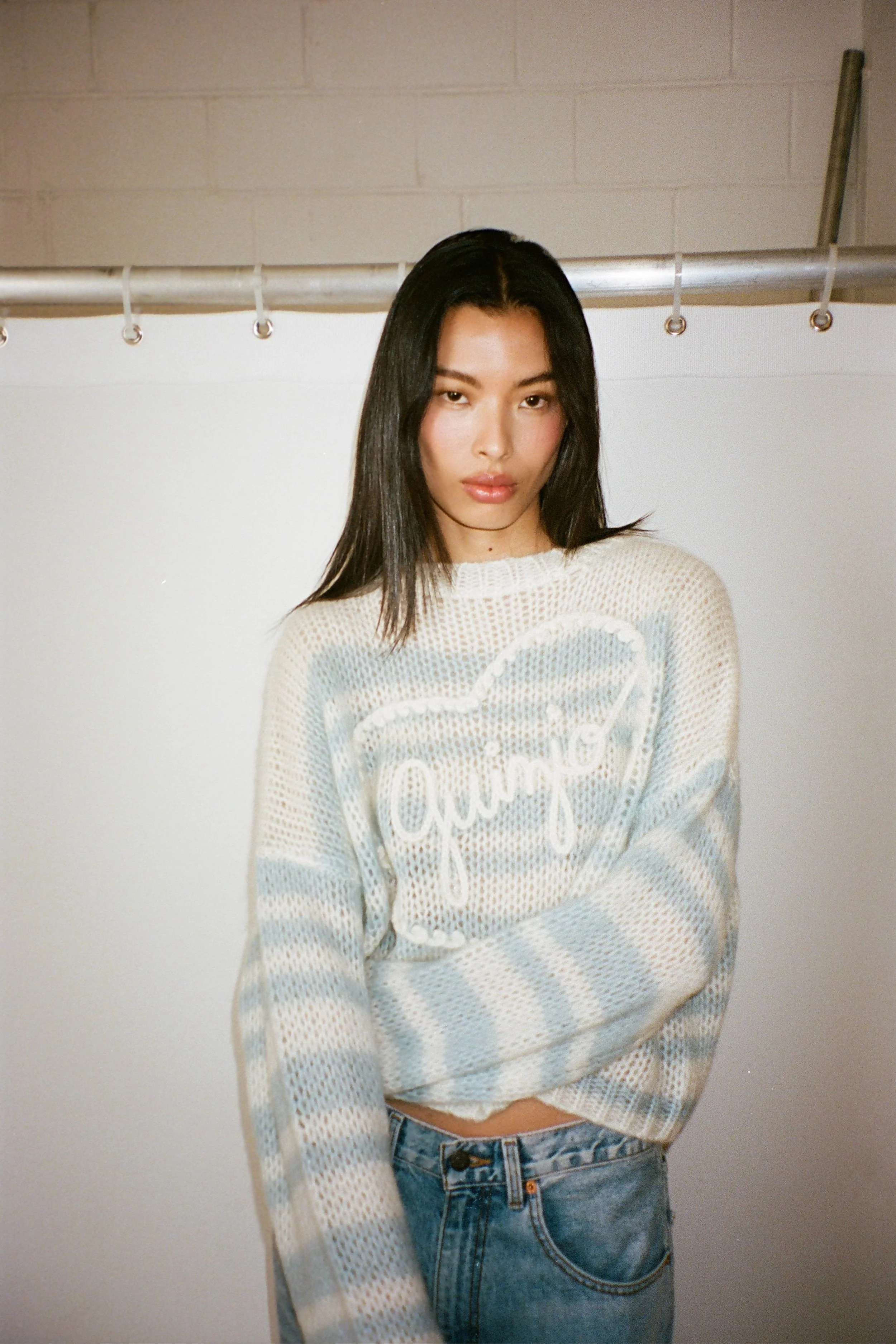 Guizio Mohair-Blend Heart Sweater - Image 8