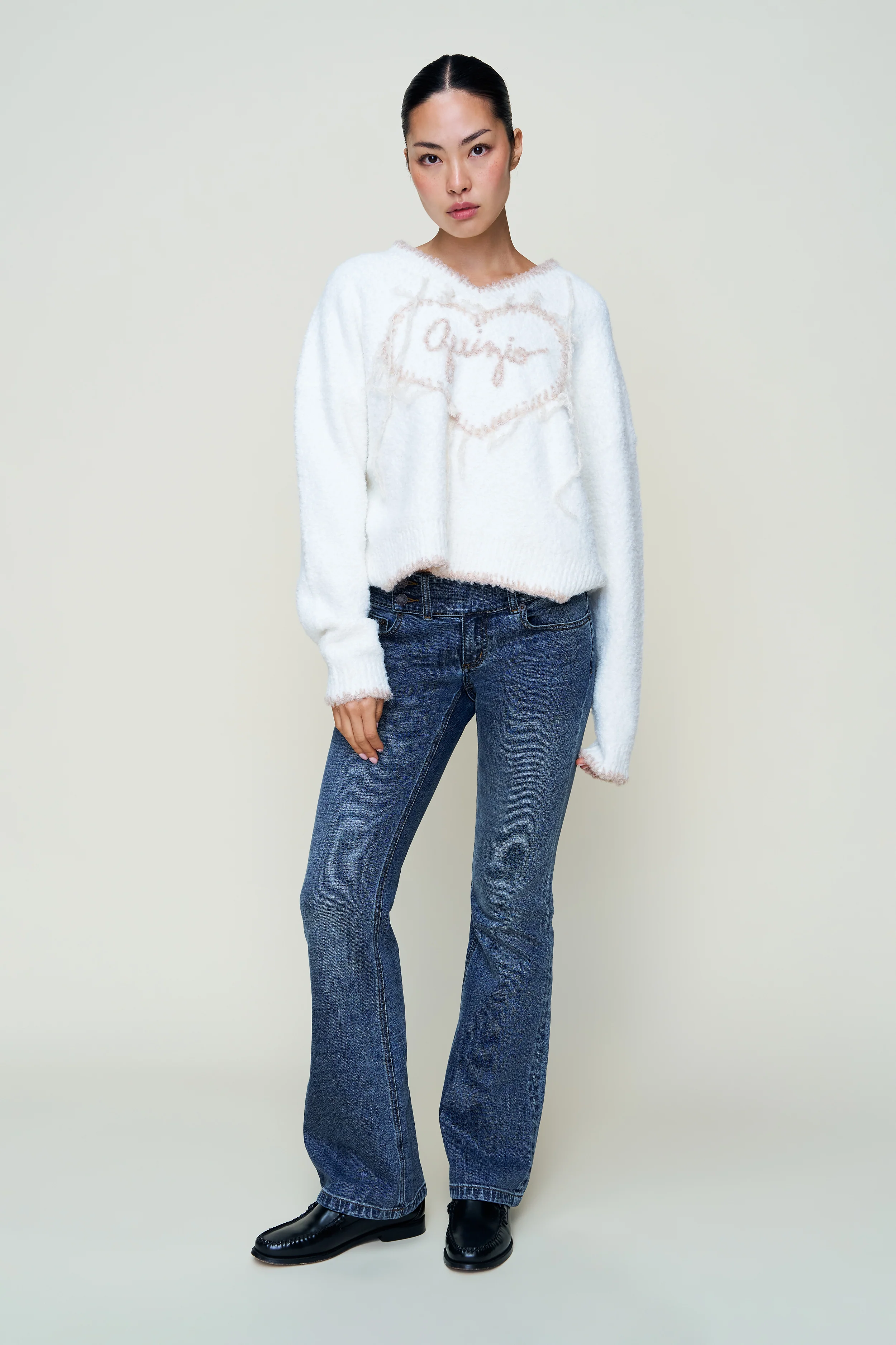 Guizio Heart Wool Sweater - Image 4