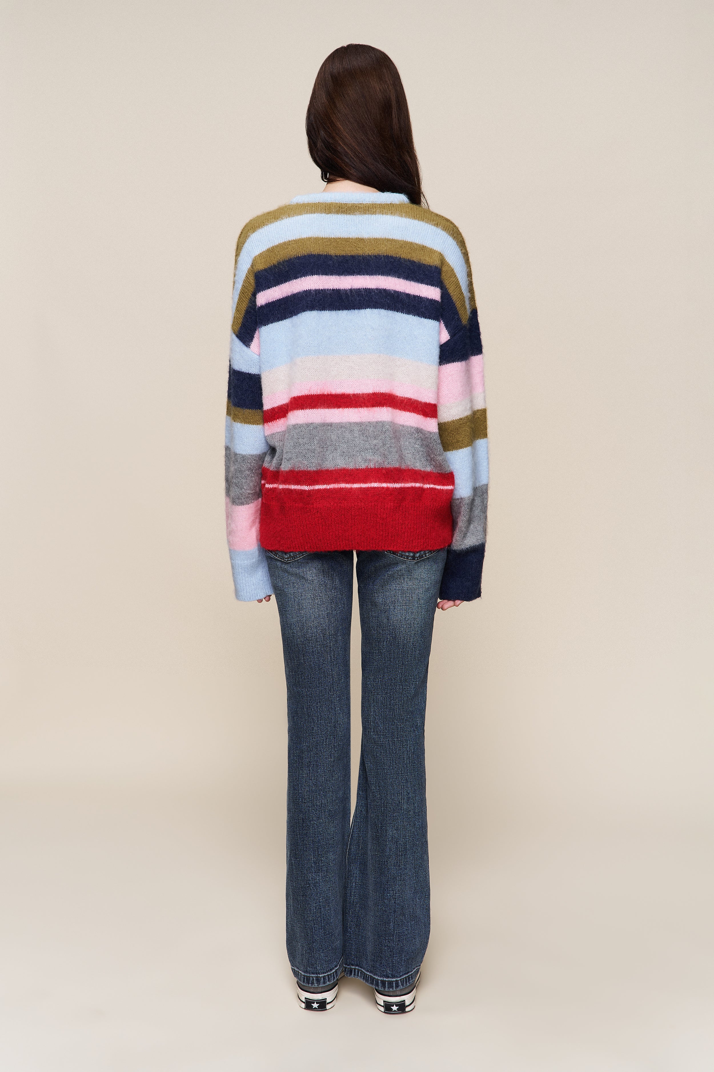 Hawley Oversized Stripe Wool Jumper - Image 5