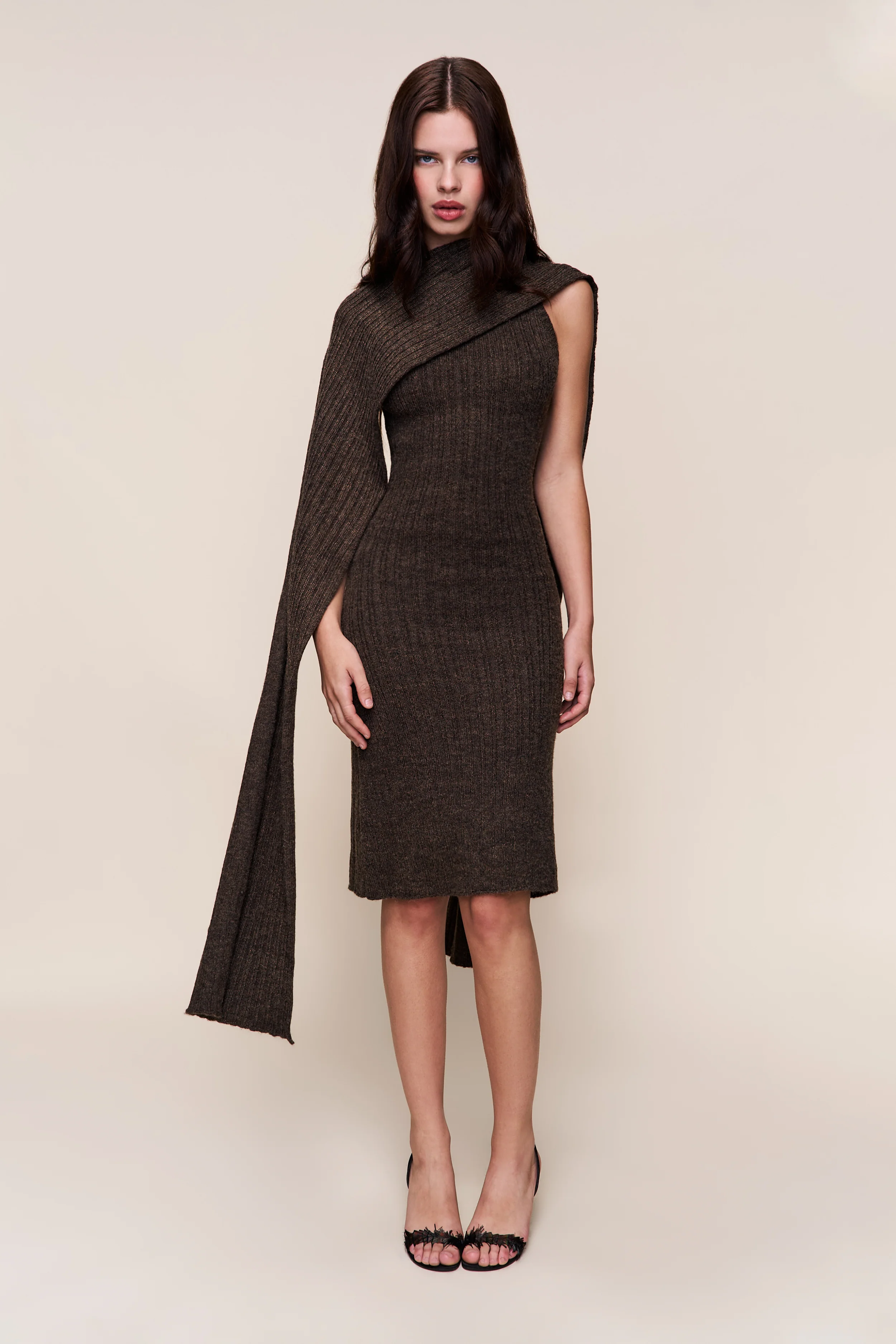 Hooded Knit Dress - Image 2
