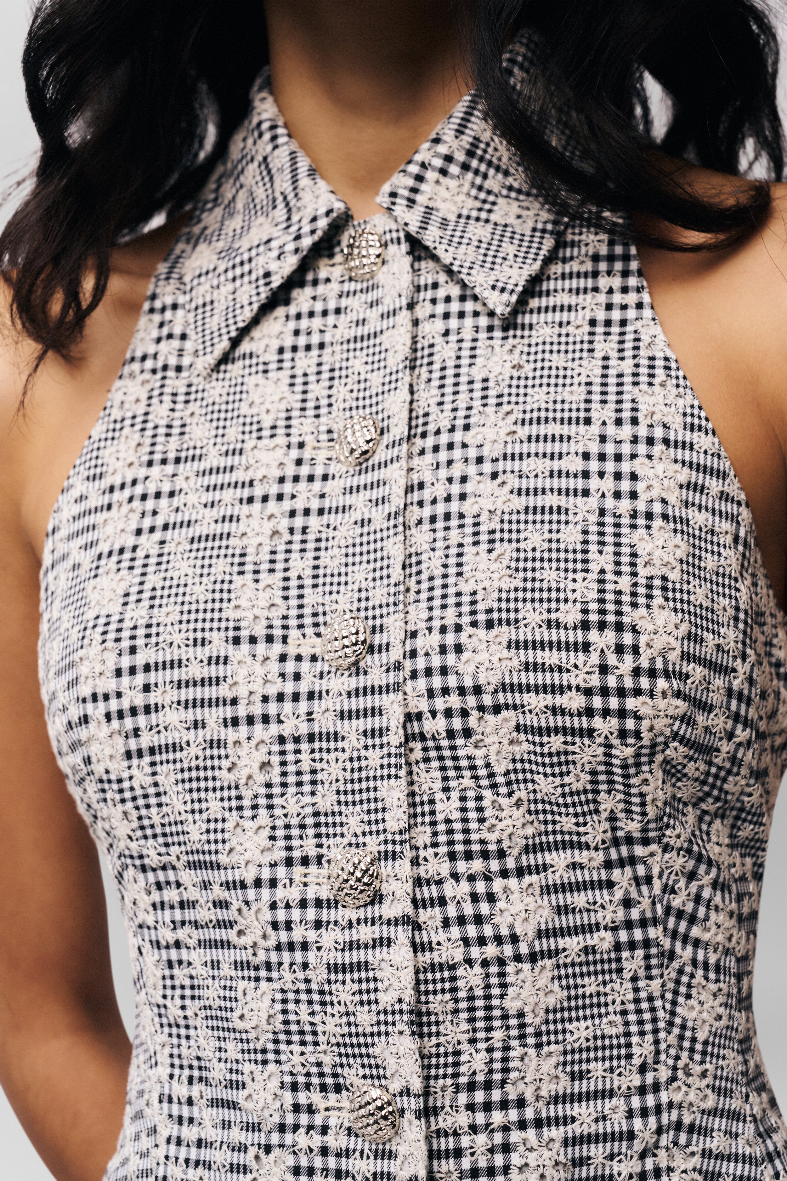 Isla Gingham Dress - Image 3