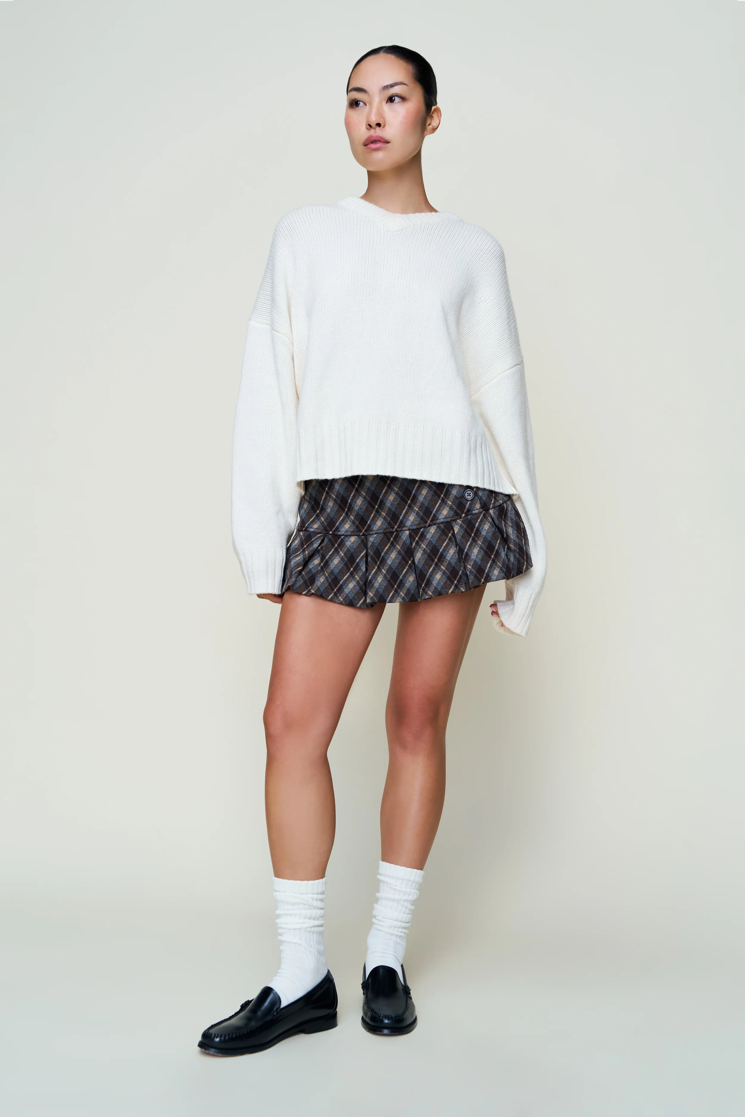 Joni Cashmere V-Neck Jumper - Image 4