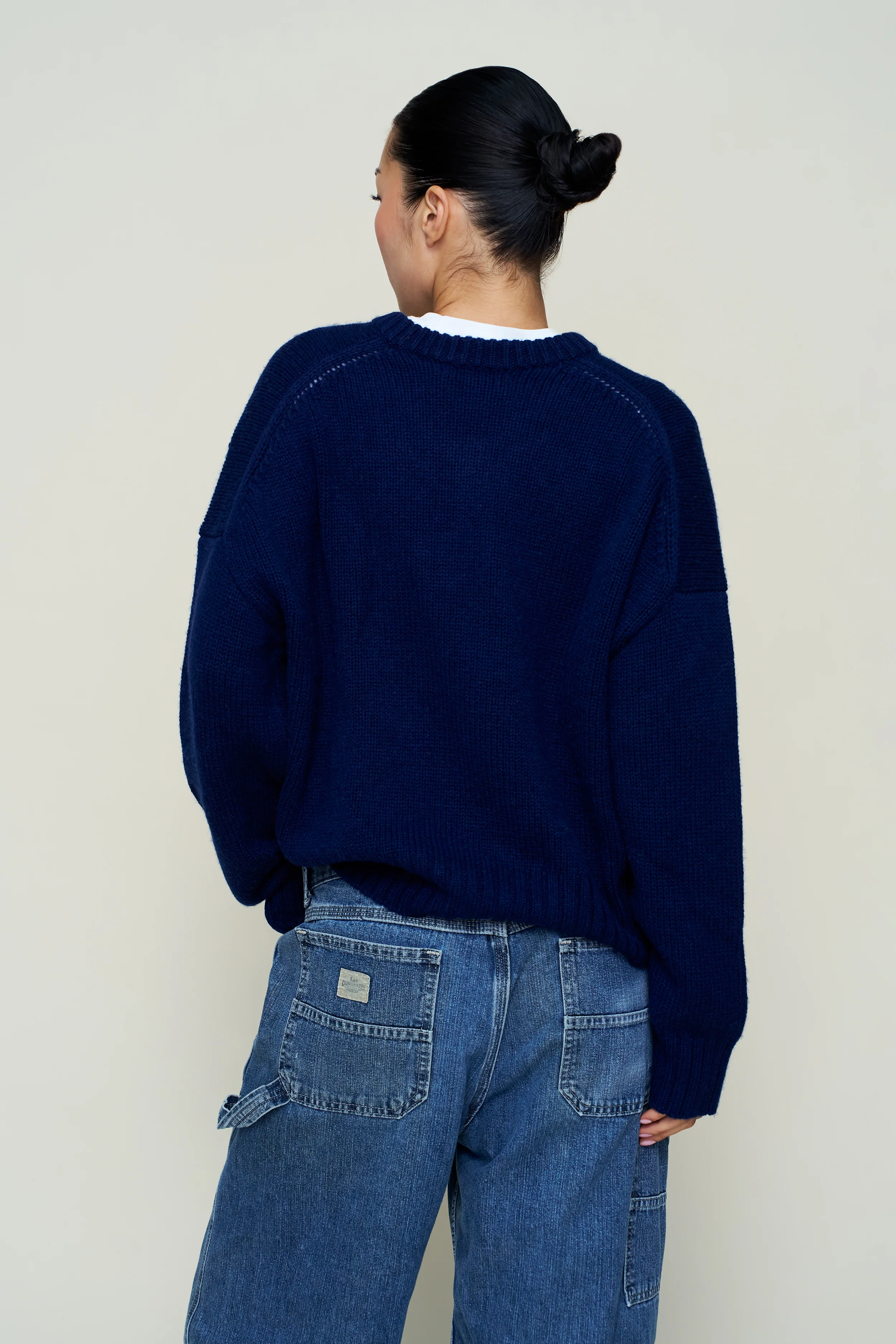 Joni Cashmere V-Neck Jumper - Image 6
