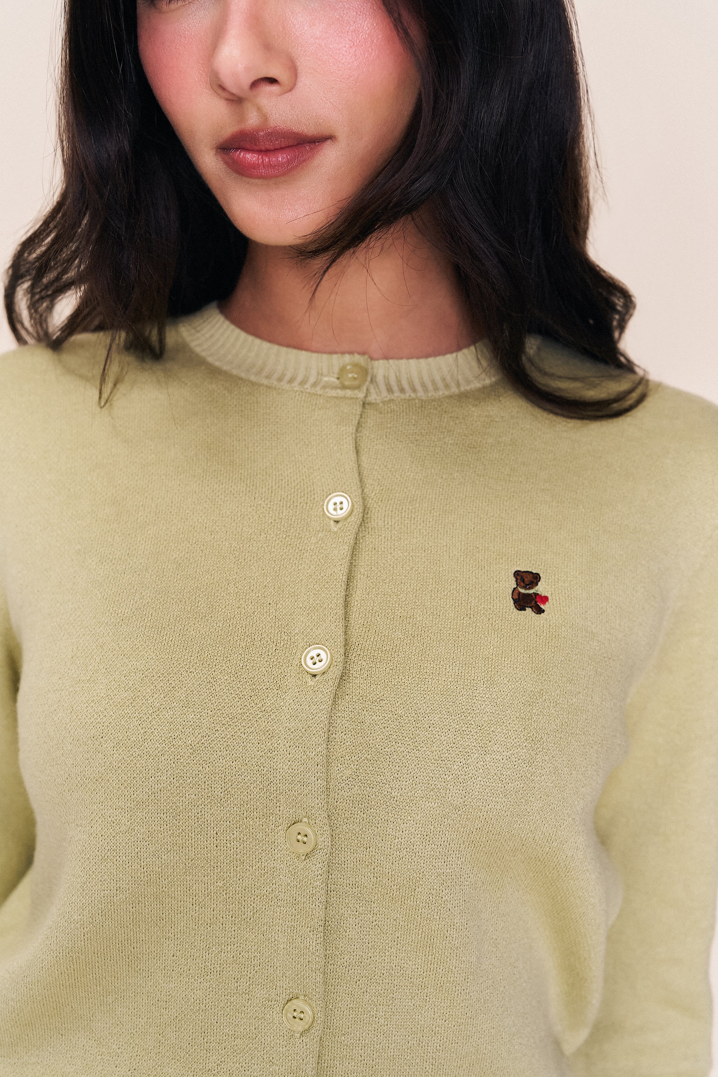 June Relaxed Wool Cardigan - Image 3