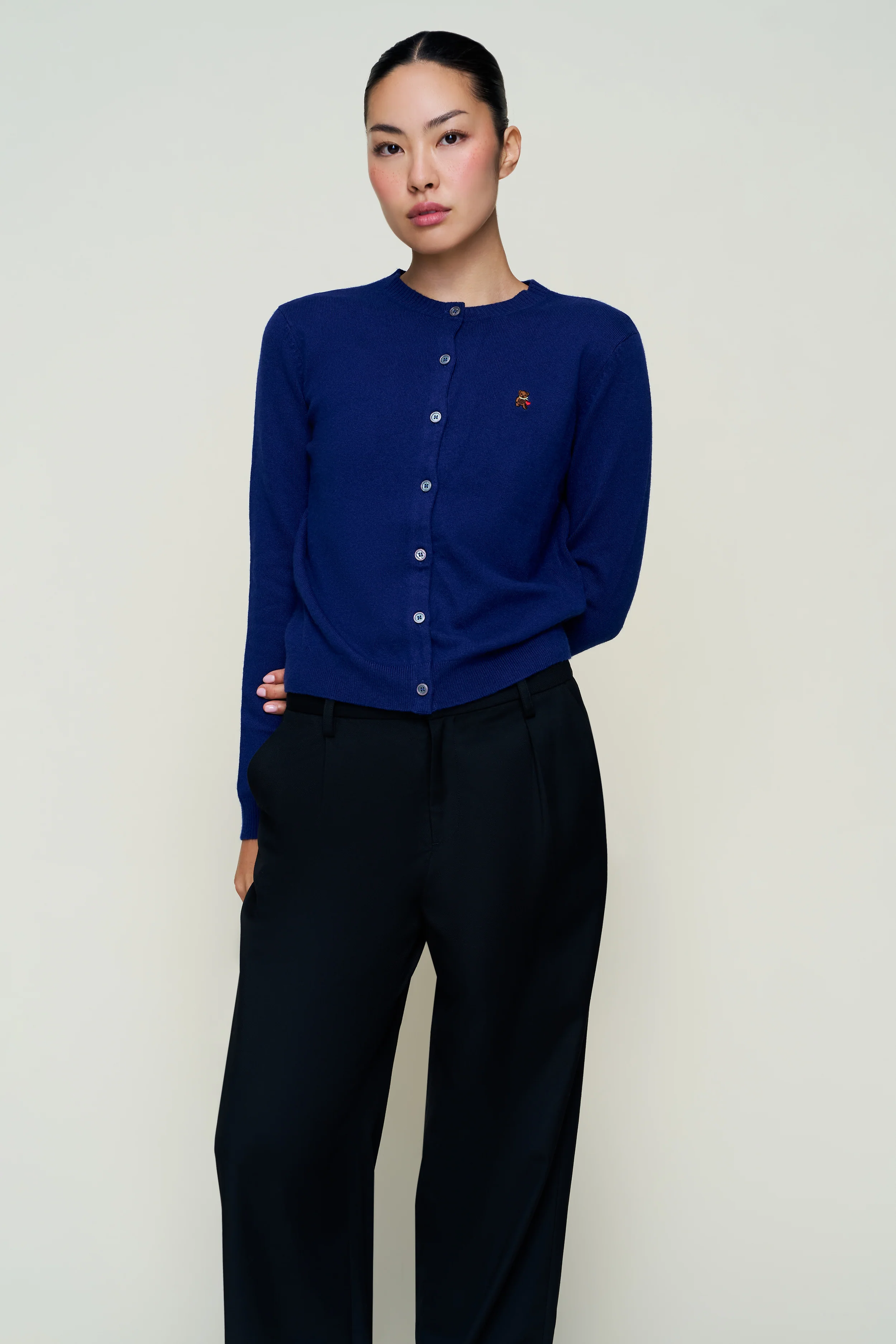 June Relaxed Wool Cardigan - Image 2
