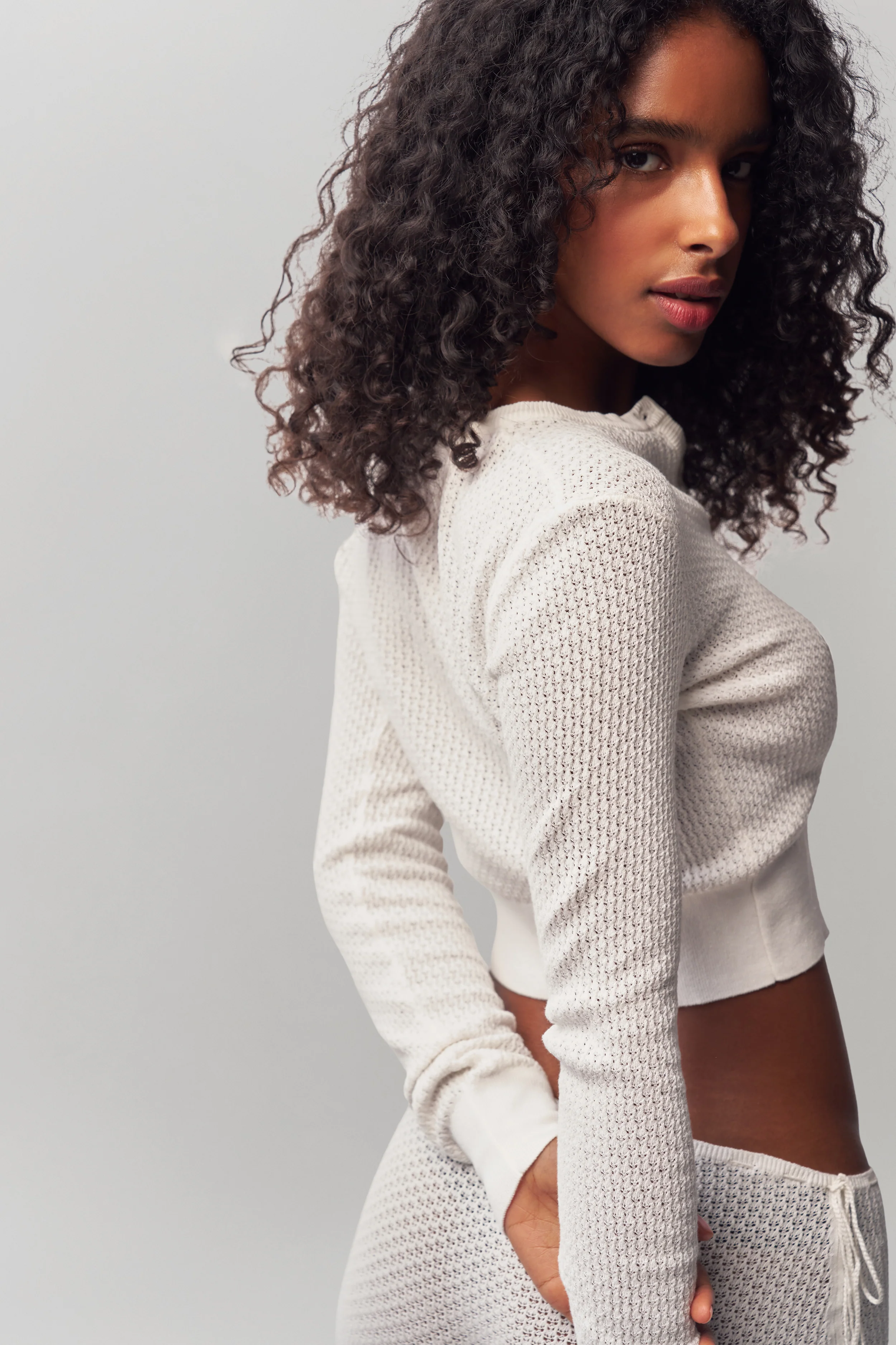 Knit Side Tie Short - Image 5