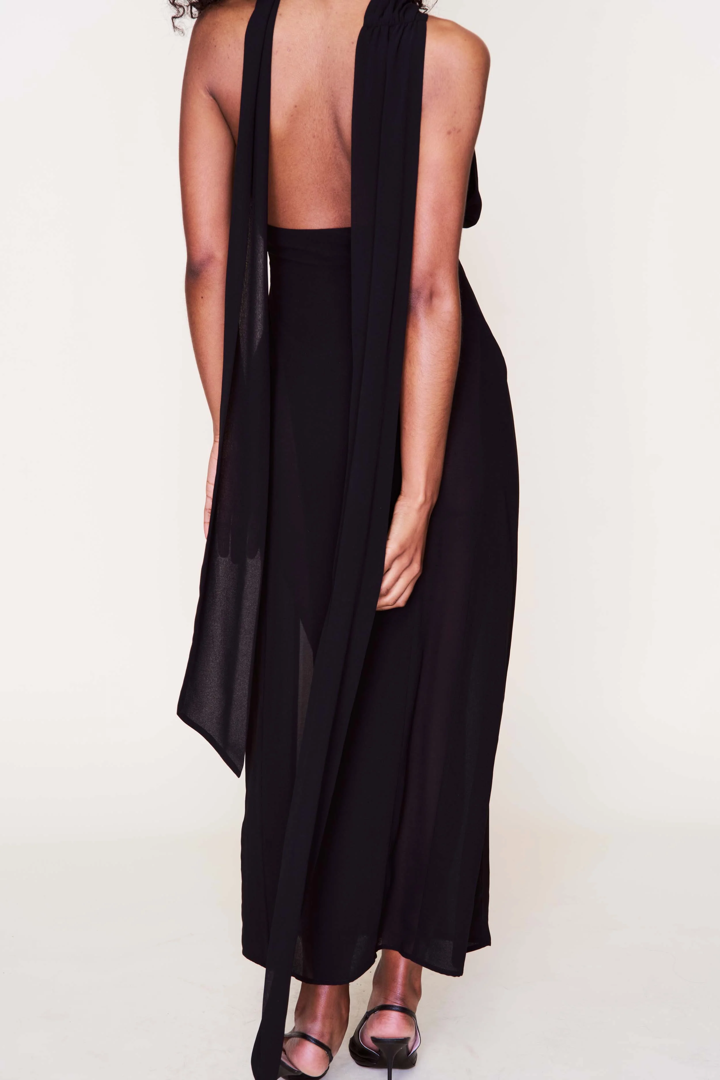 Koemi Sheer Panel Dress - Image 7