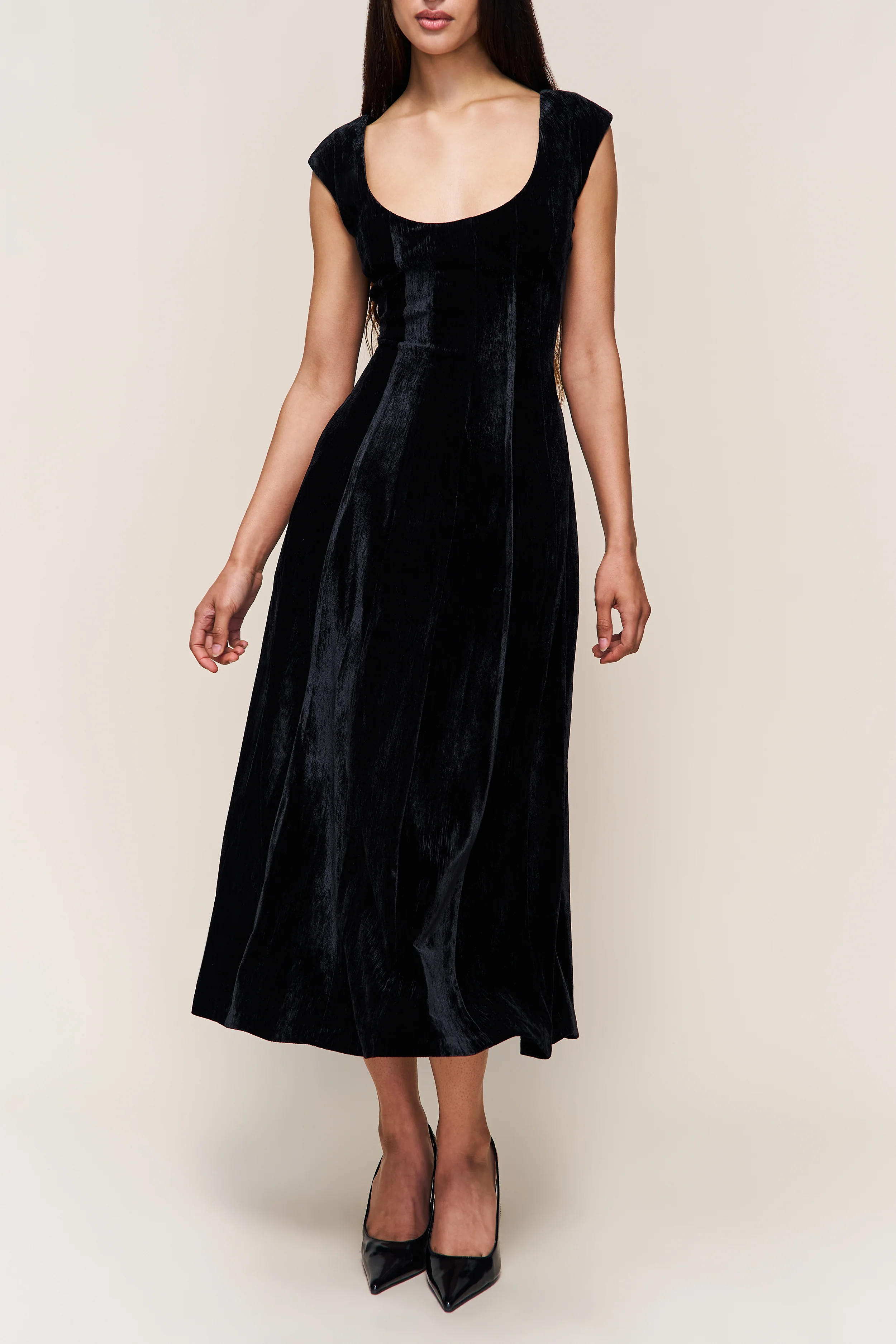Leila Velvet Dress - Image 2