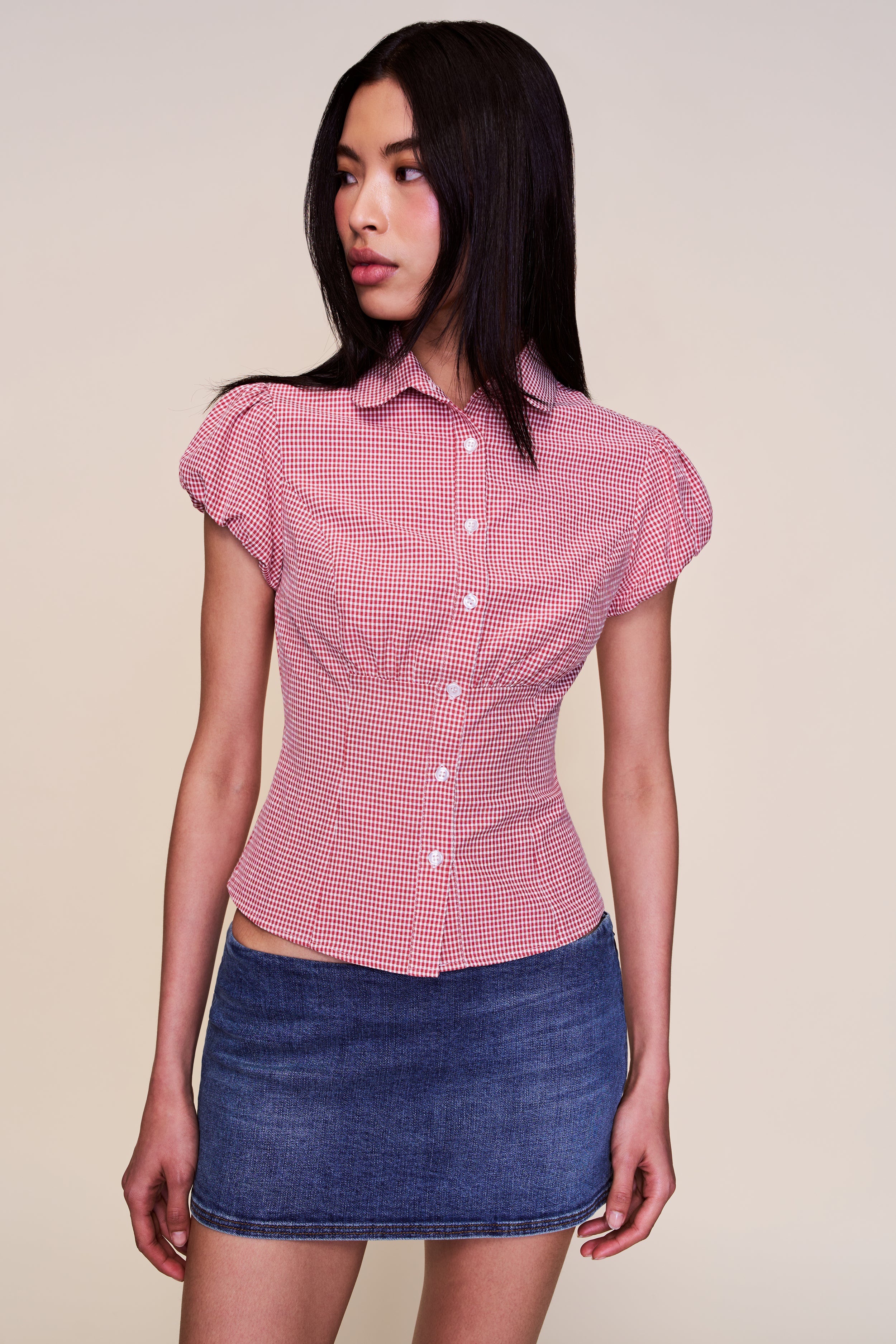 Liana Gingham Top - Image 4