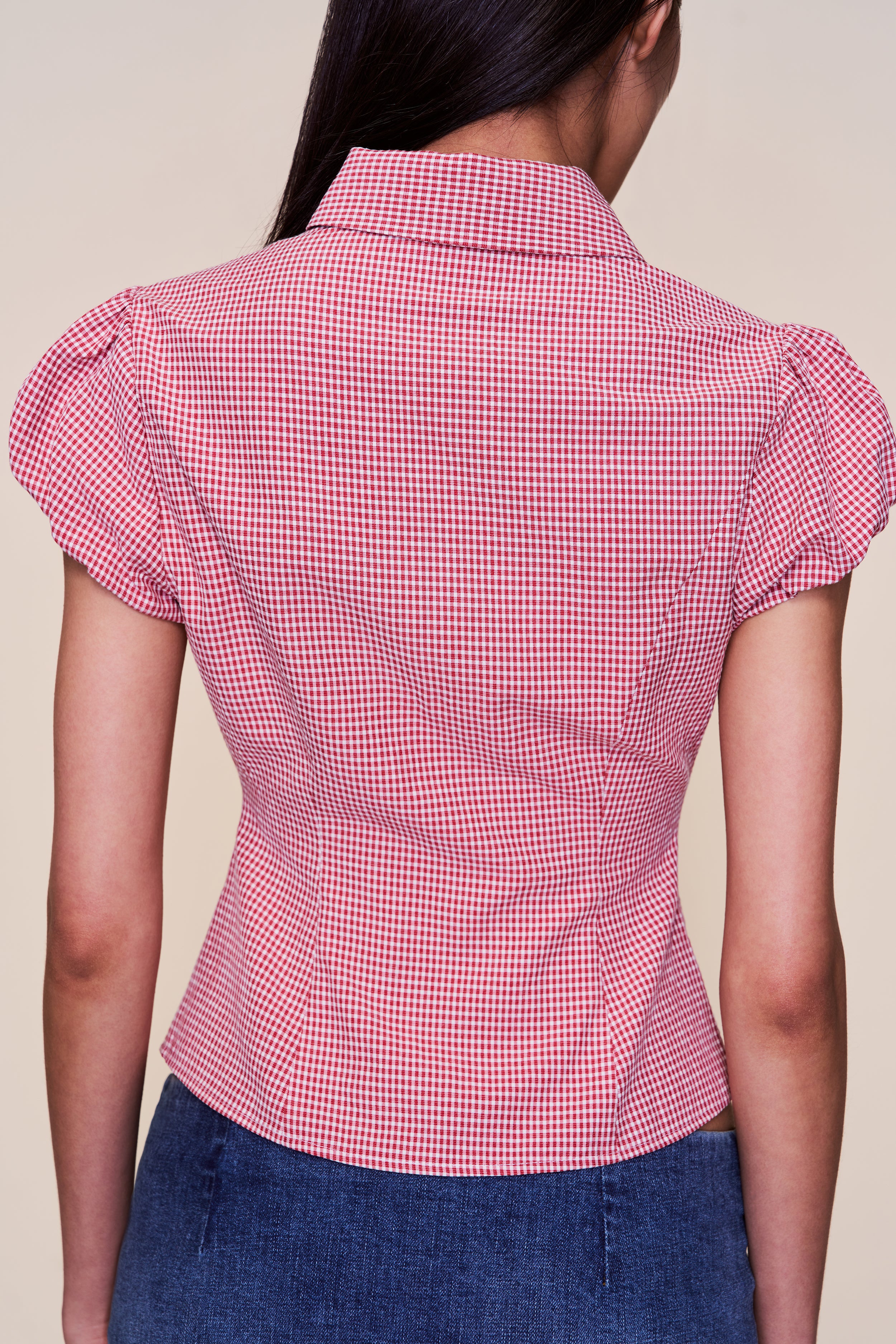 Liana Gingham Top - Image 6