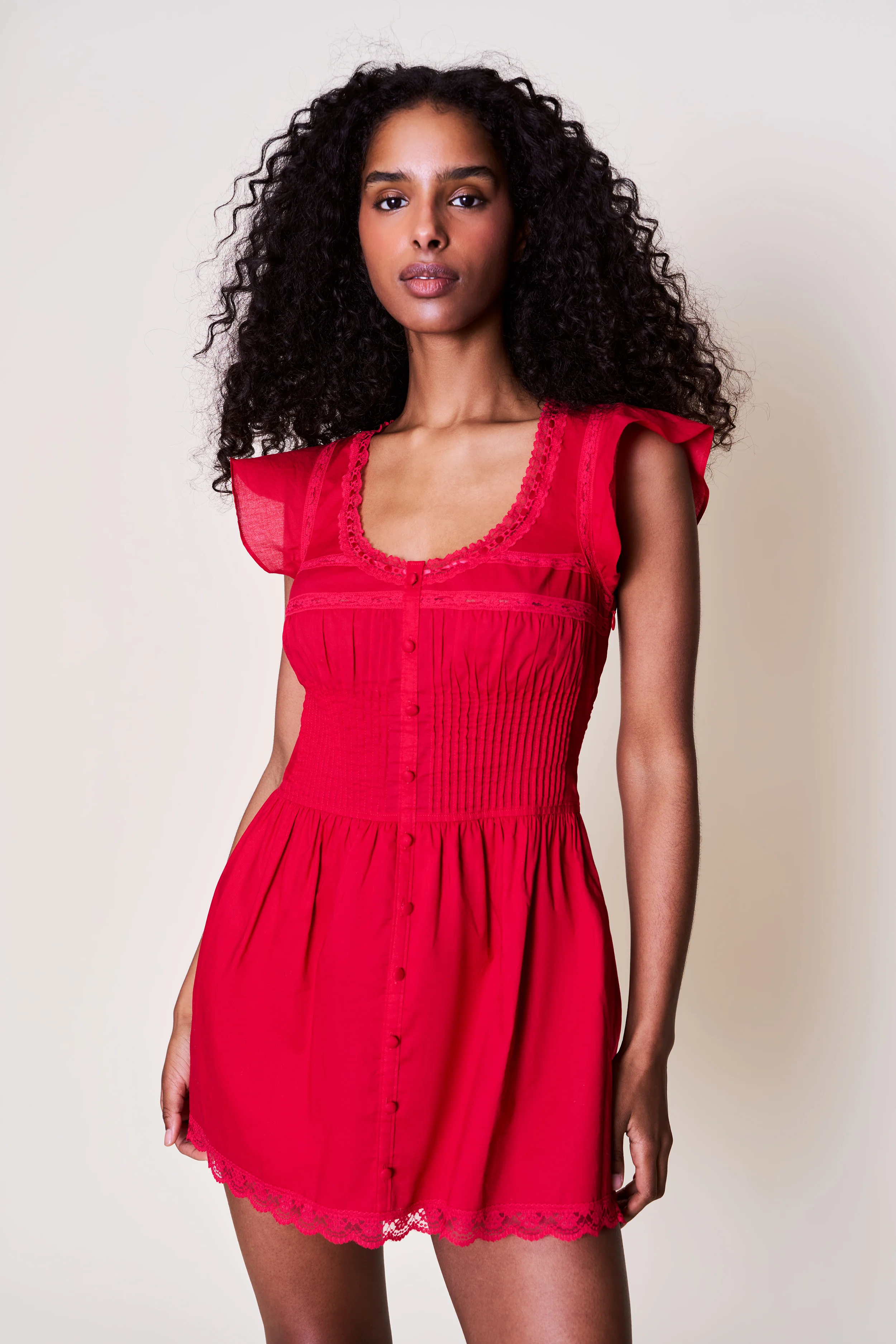 Lille Pintuck Dress - Image 2