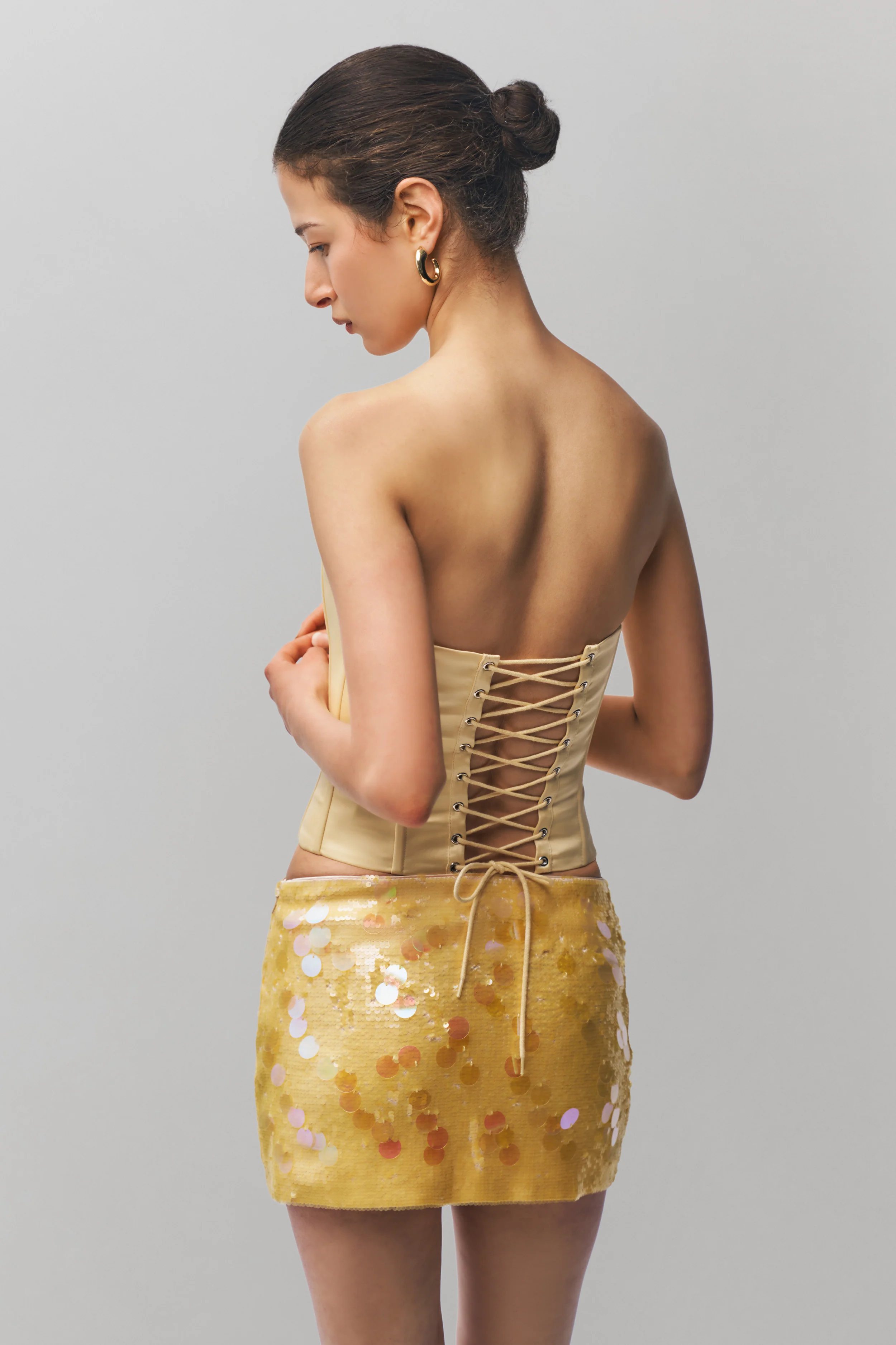 Low Rise Paillette Skirt - Image 6