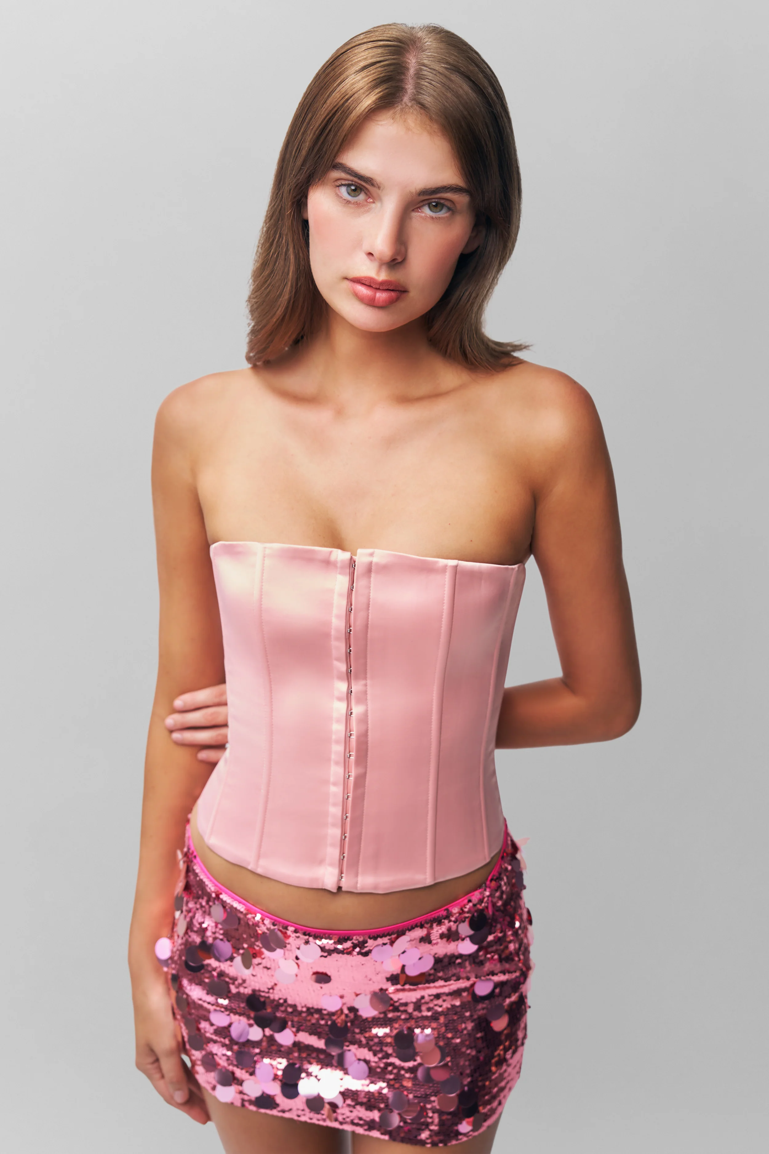 Low Rise Paillette Skirt - Image 5