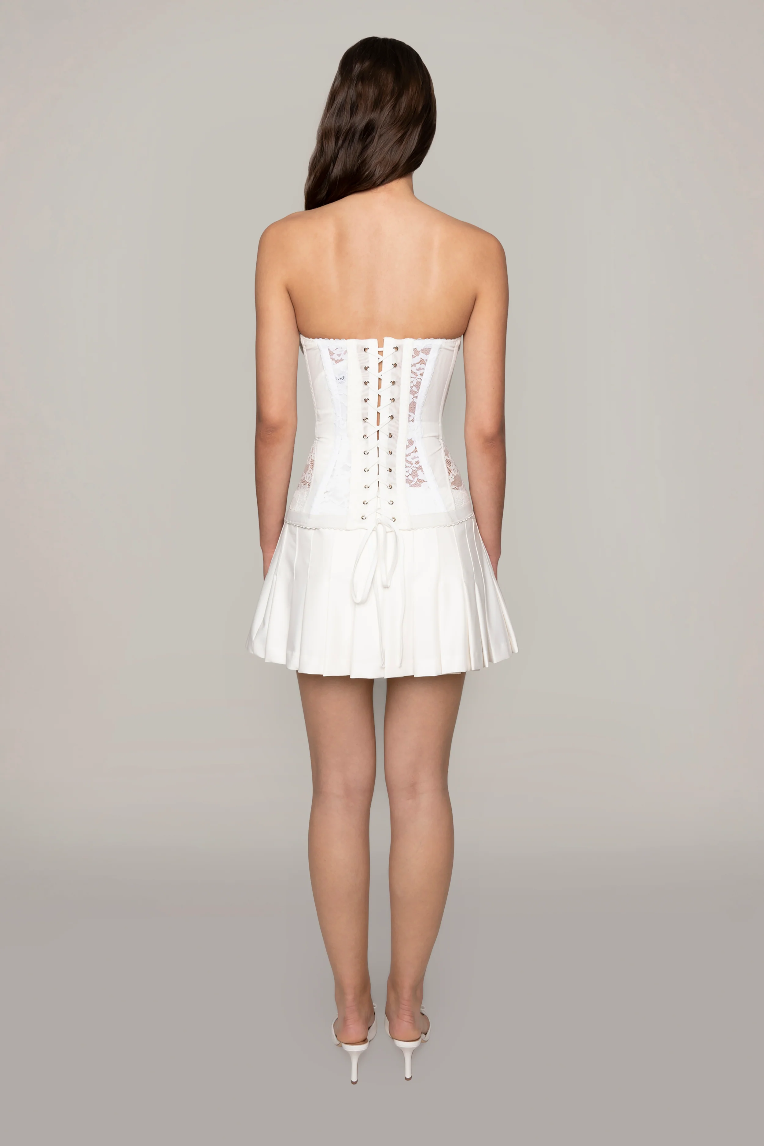Lyneth Pleated Mini Skirt - Image 4