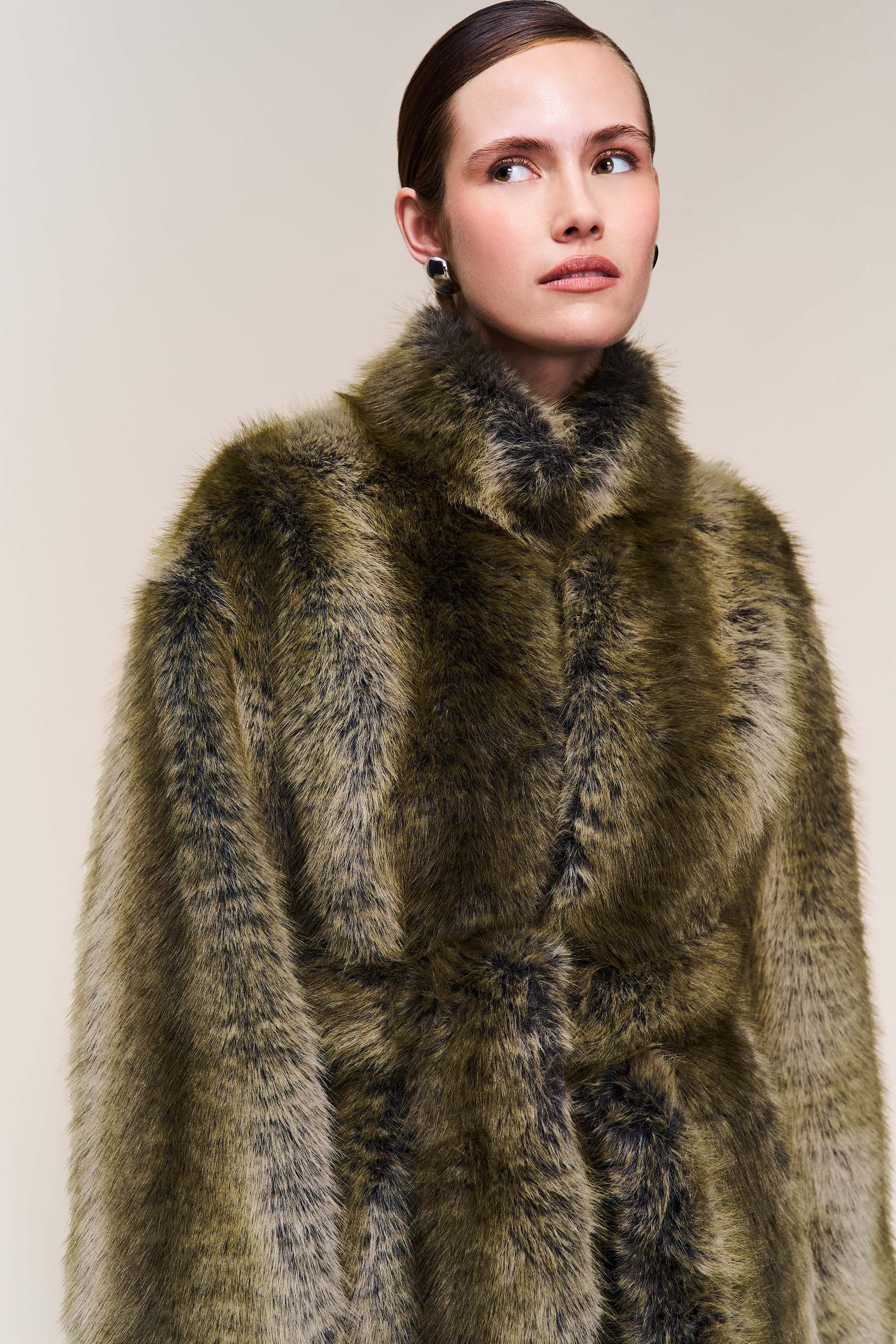 Monroe Faux Fur Coat - Image 2