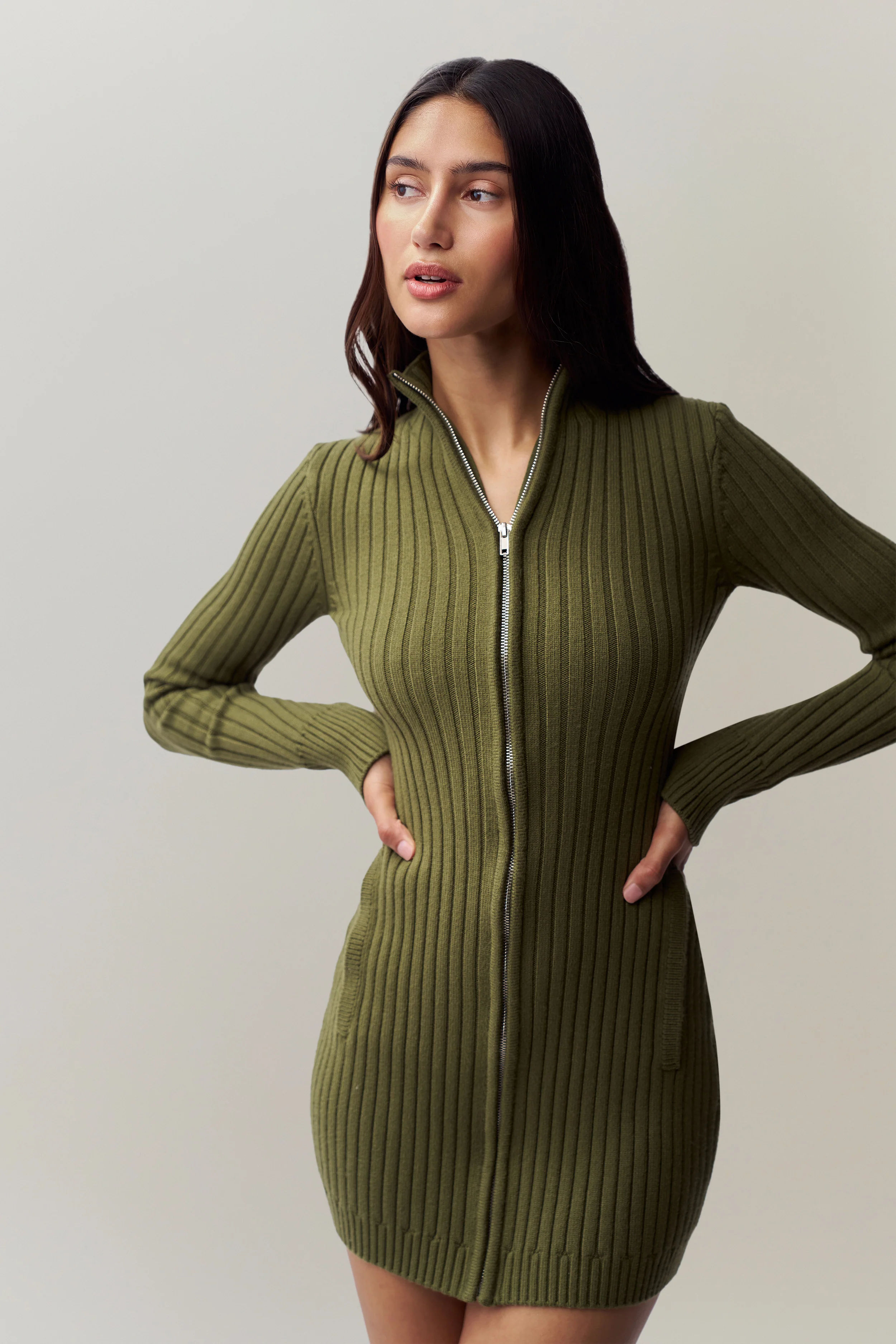 Nell Zip Up Dress - Image 3