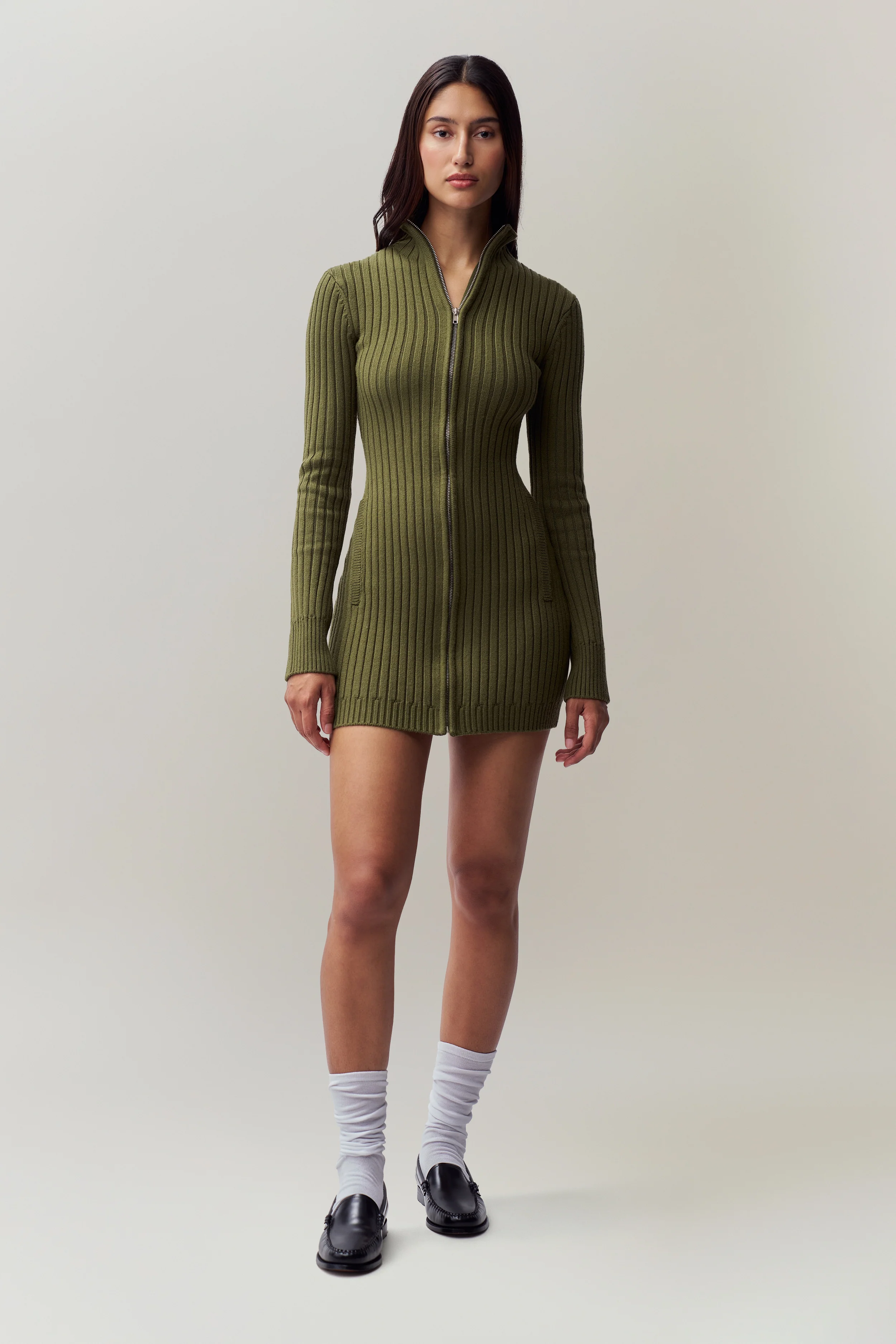 Nell Zip Up Dress - Image 4