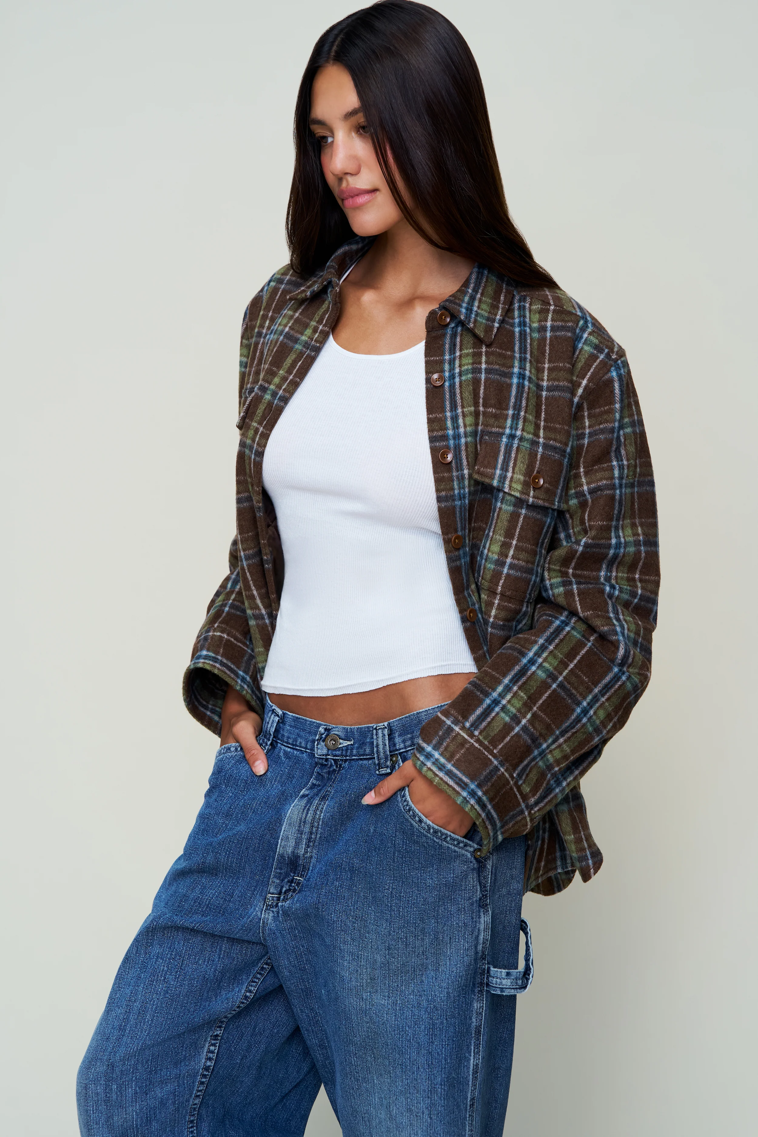 Parker Quilted Lined Shacket - Image 3