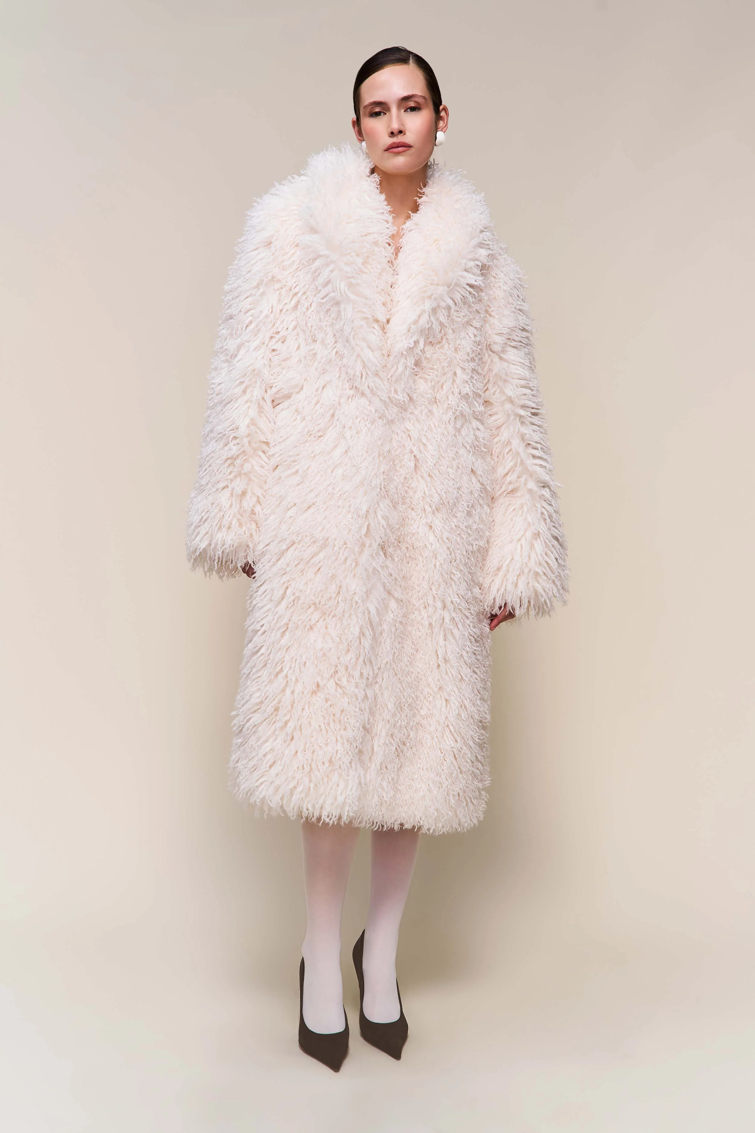 Puglia Maxi Faux Fur Coat