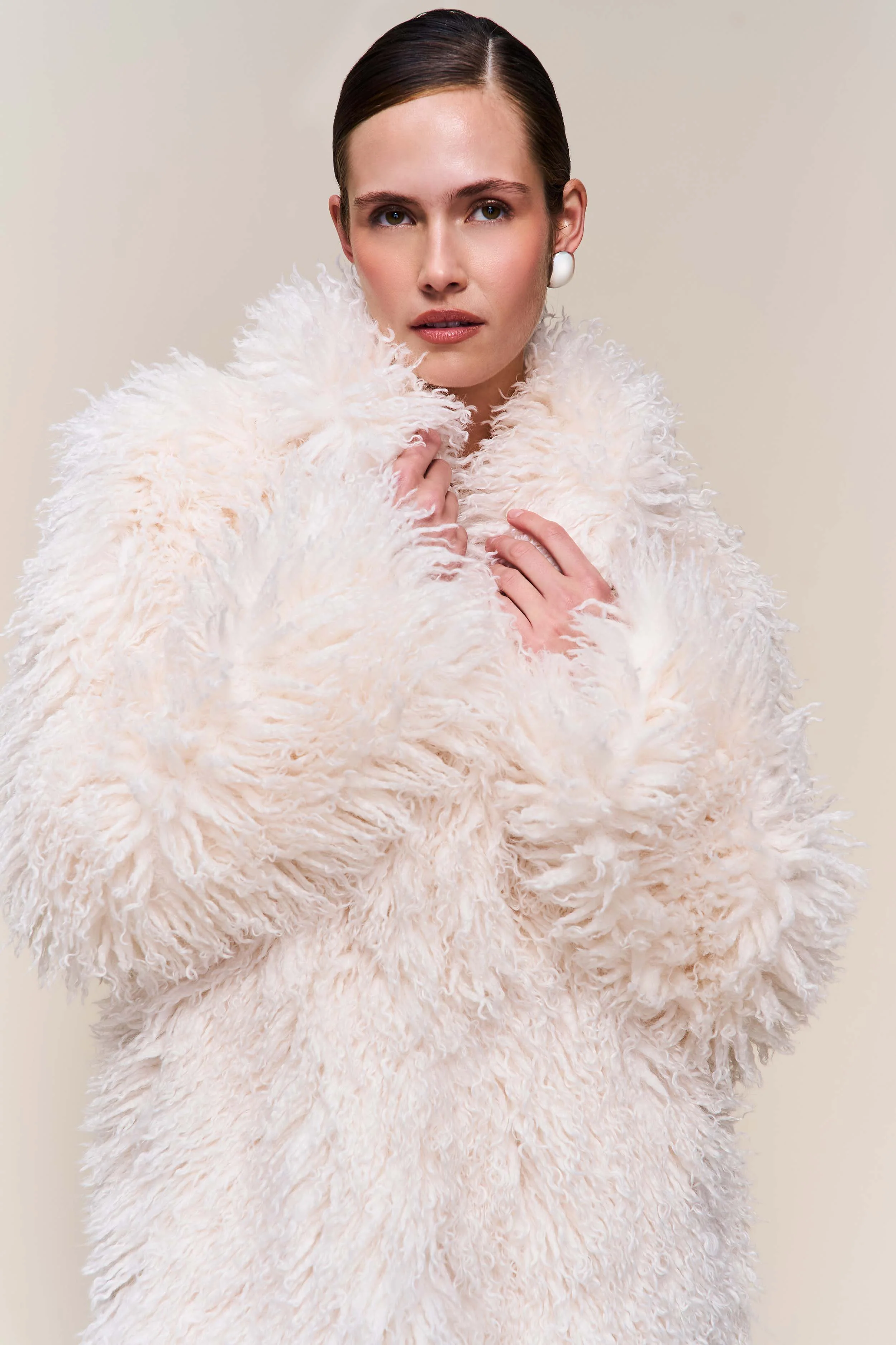 Puglia Maxi Faux Fur Coat - Image 3