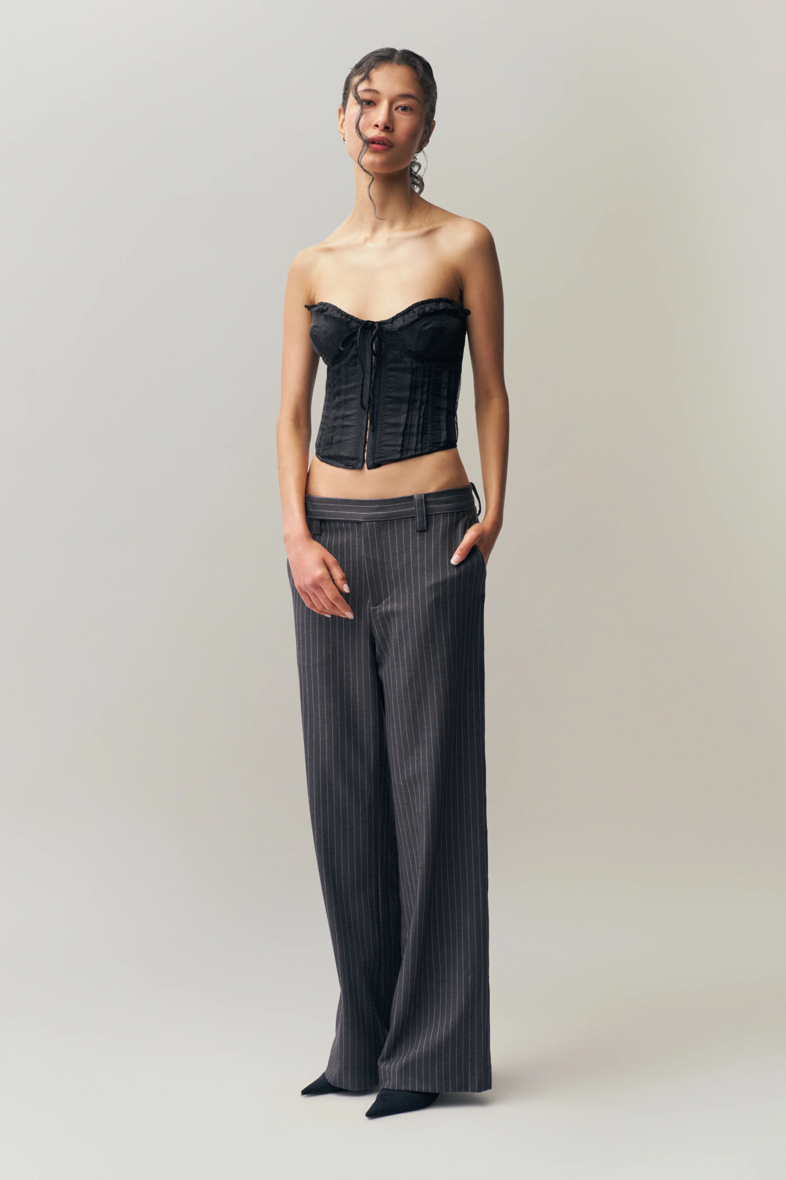Raina Pinstripe Pant - Image 2
