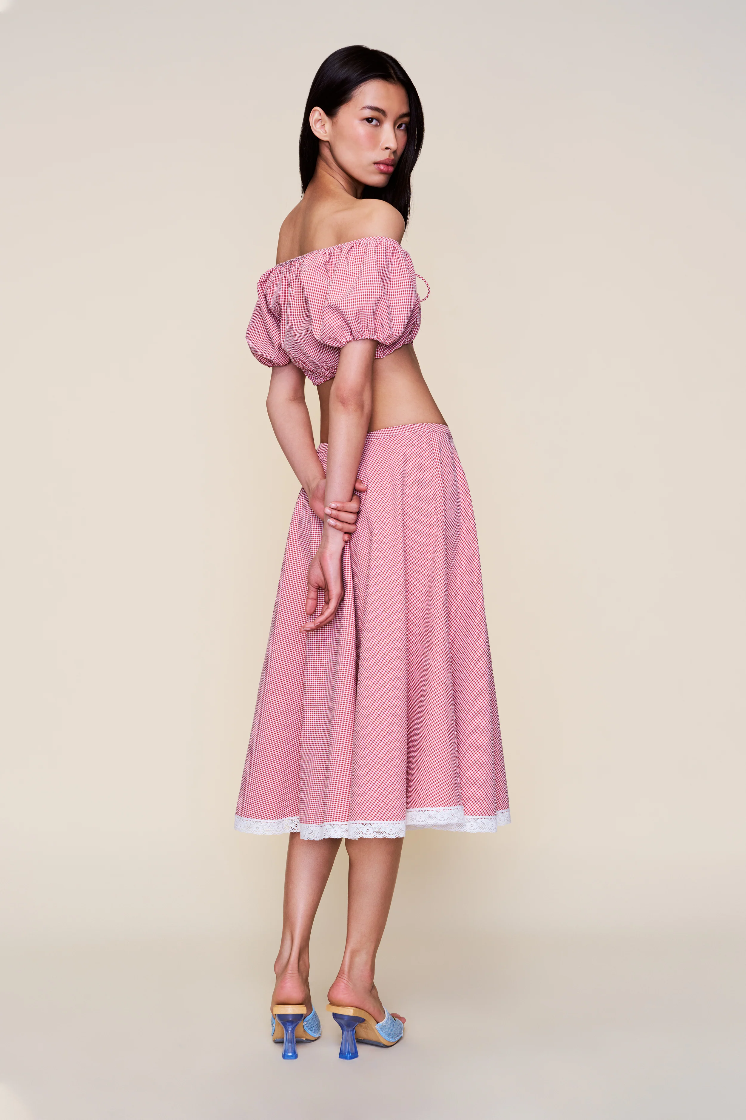 Ravello Gingham Skirt - Image 6