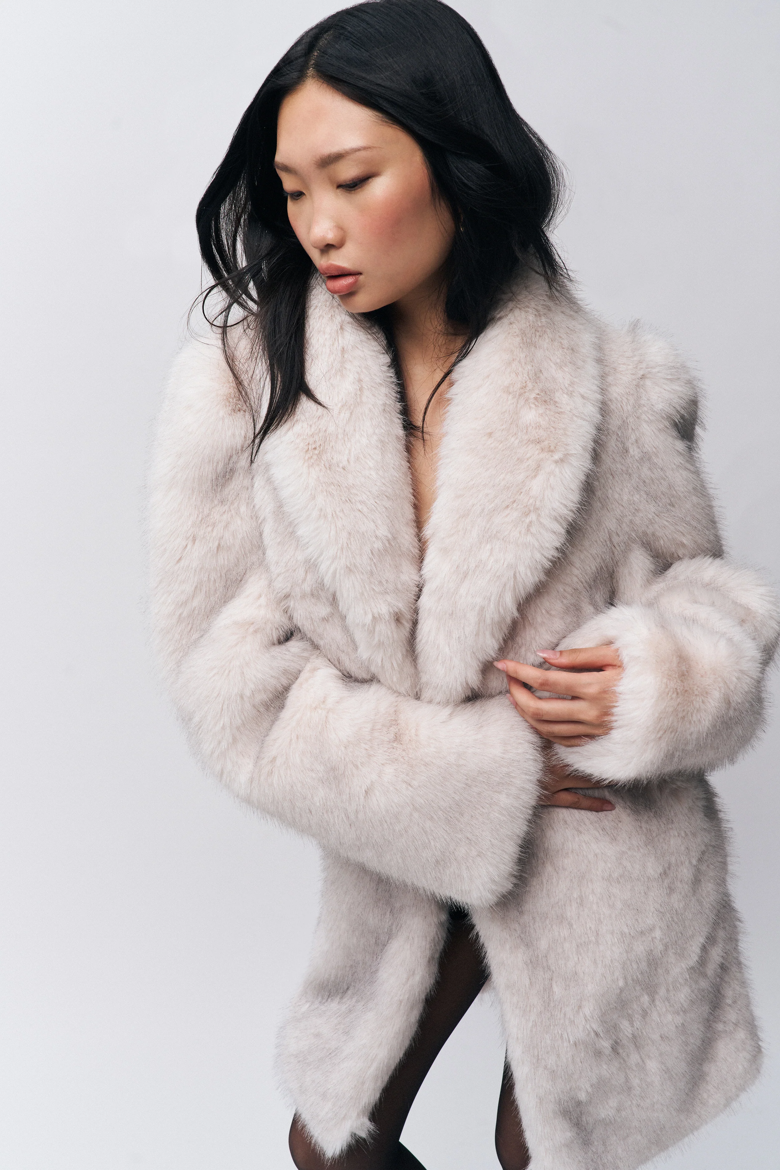 Roxie Faux Fur Coat - Image 8