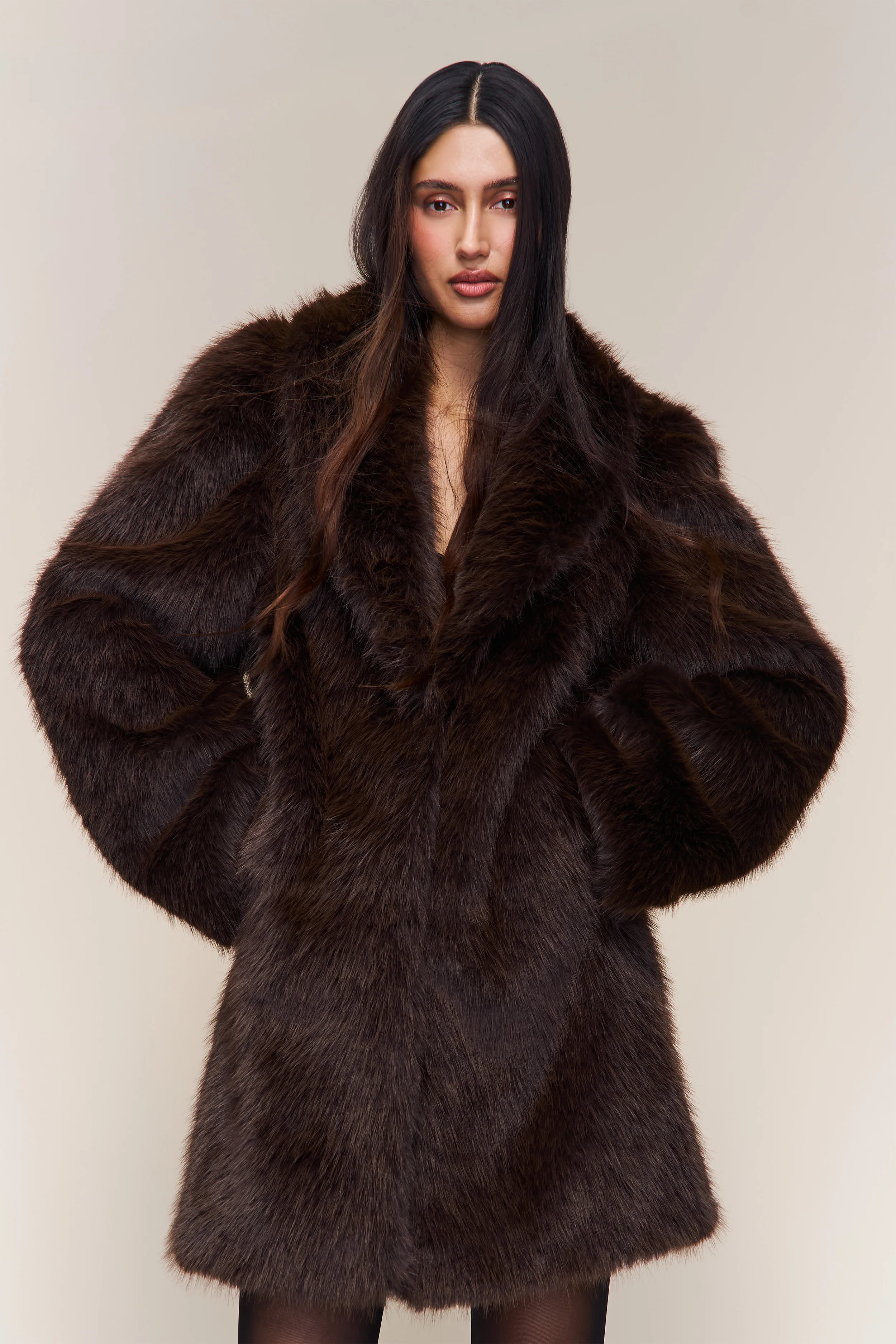 Roxie Faux Fur Coat
