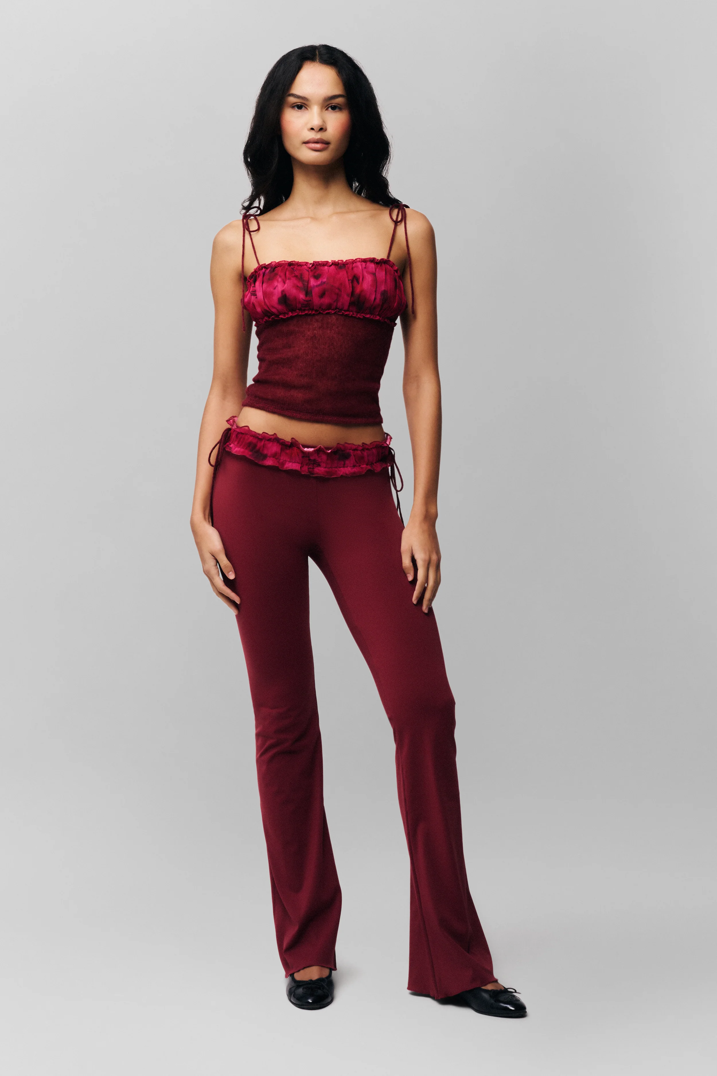 Ruched Chiffon Knit Tank - Image 5