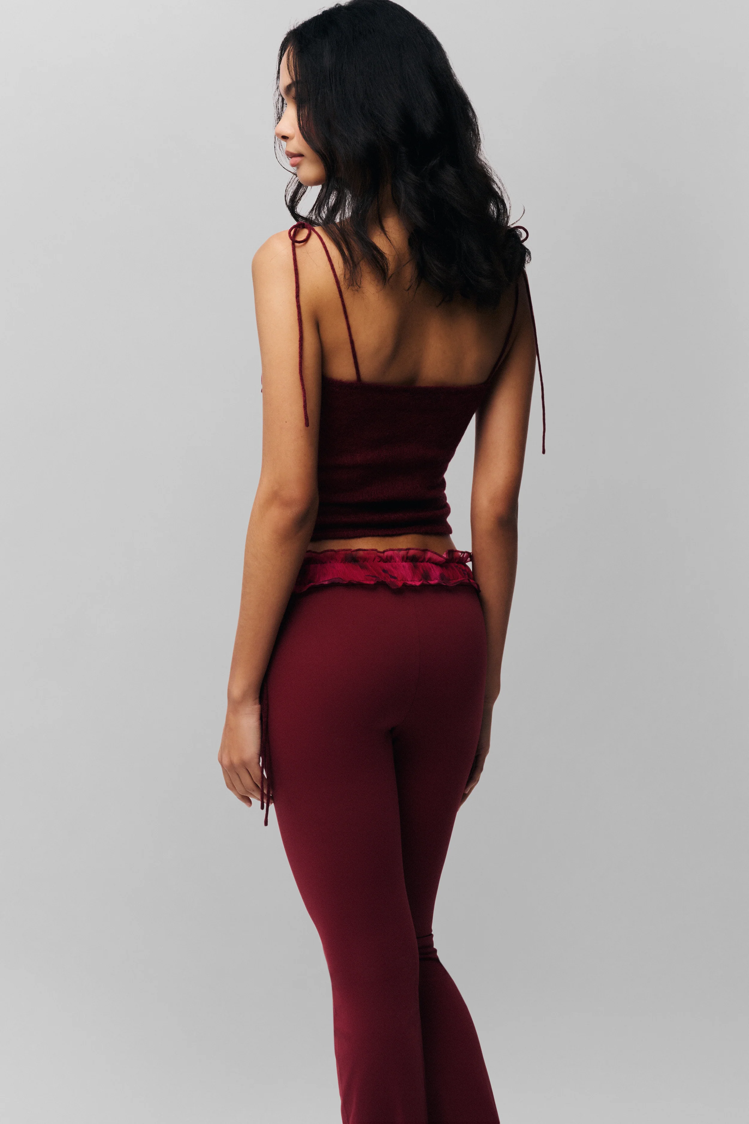 Ruched Chiffon Knit Tank - Image 6